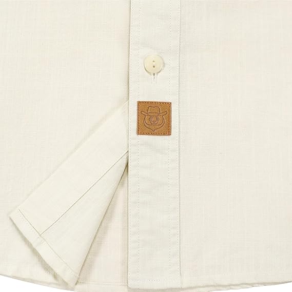 Dubinik® Mens Short Sleeve Button Down Casual Cotton Regular Fit Lightweight Pocket Chambray Mens Button Down Short Sleeve#0057007