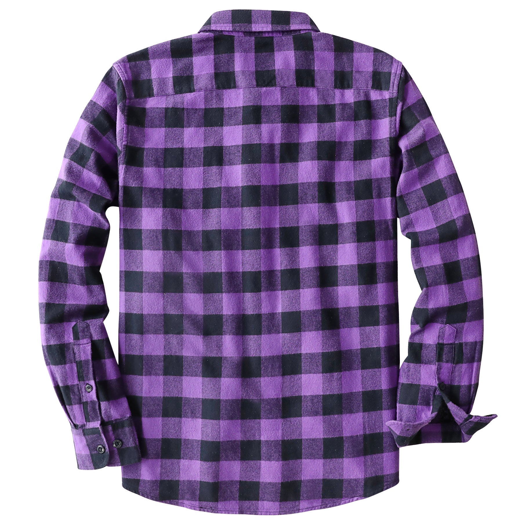 Dubinik® Flannel Shirt for Men 100% Cotton Mens Flannel Shirts Long Sleeve Plaid Soft Casual Button Down Shirt Men#66208