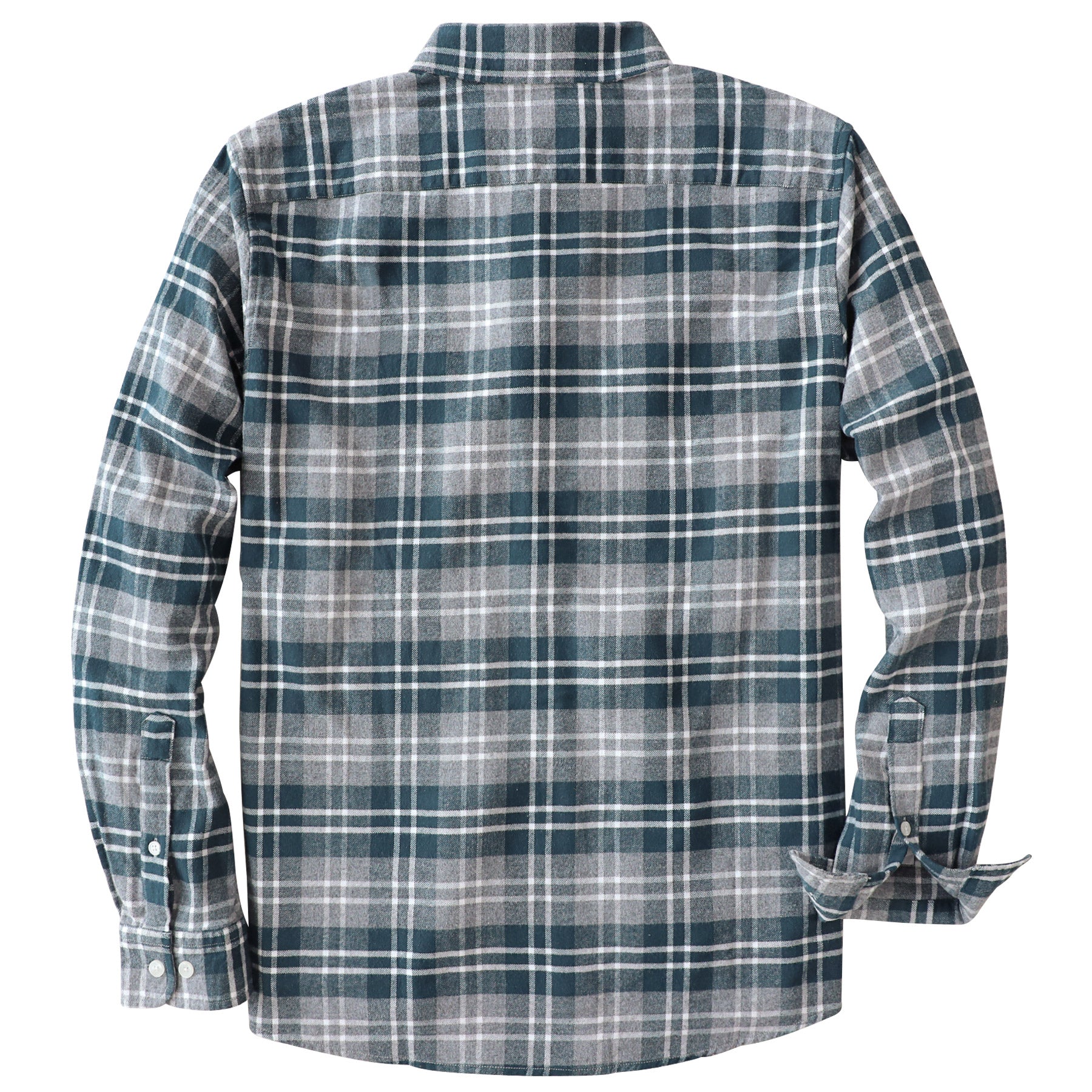 Dubinik® Flannel Shirt for Men 100% Cotton Mens Flannel Shirts Long Sleeve Plaid Soft Casual Button Down Shirt Men#66023