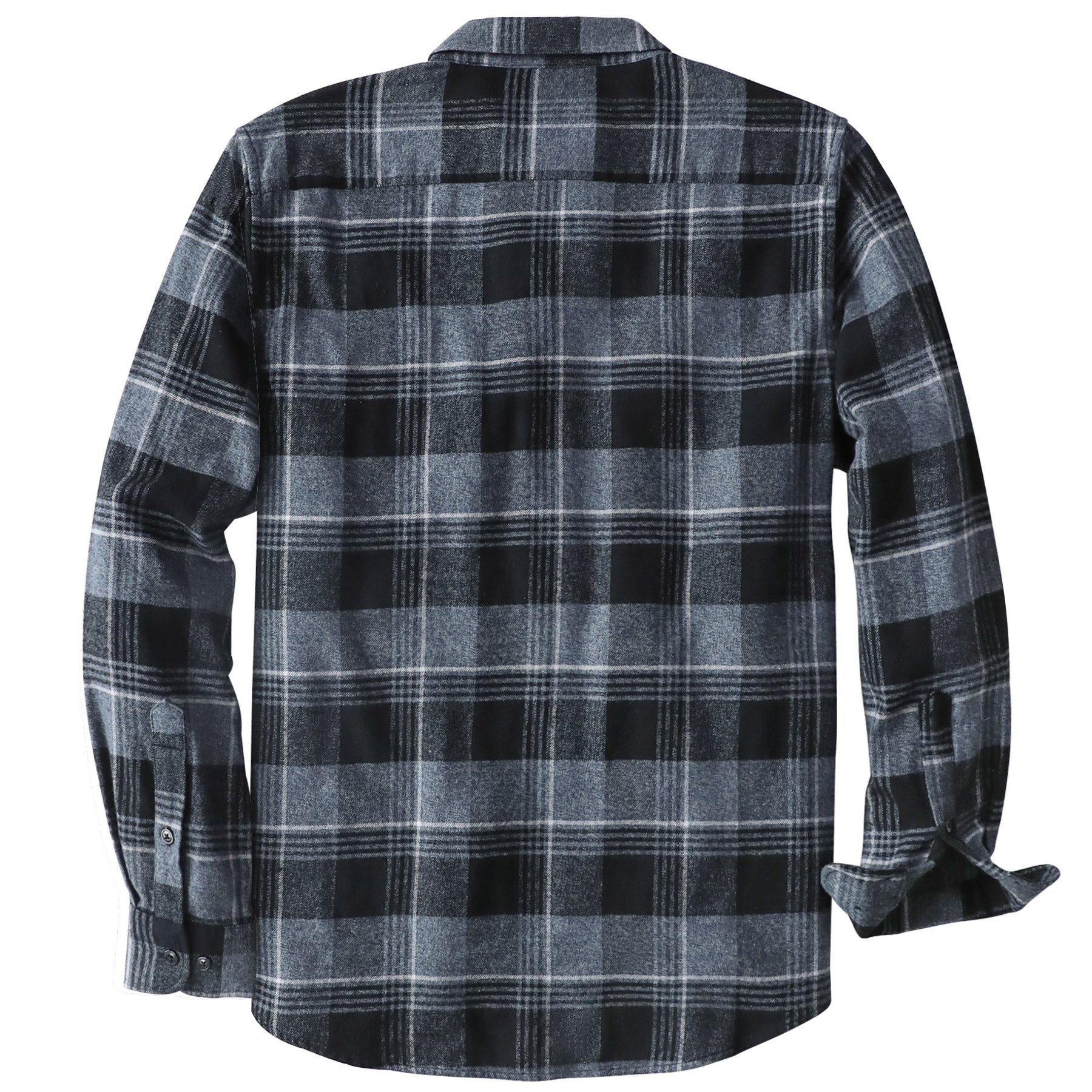 Dubinik® Flannel Shirt for Men 100% Cotton Mens Flannel Shirts Long Sleeve Plaid Soft Casual Button Down Shirt Men#66006