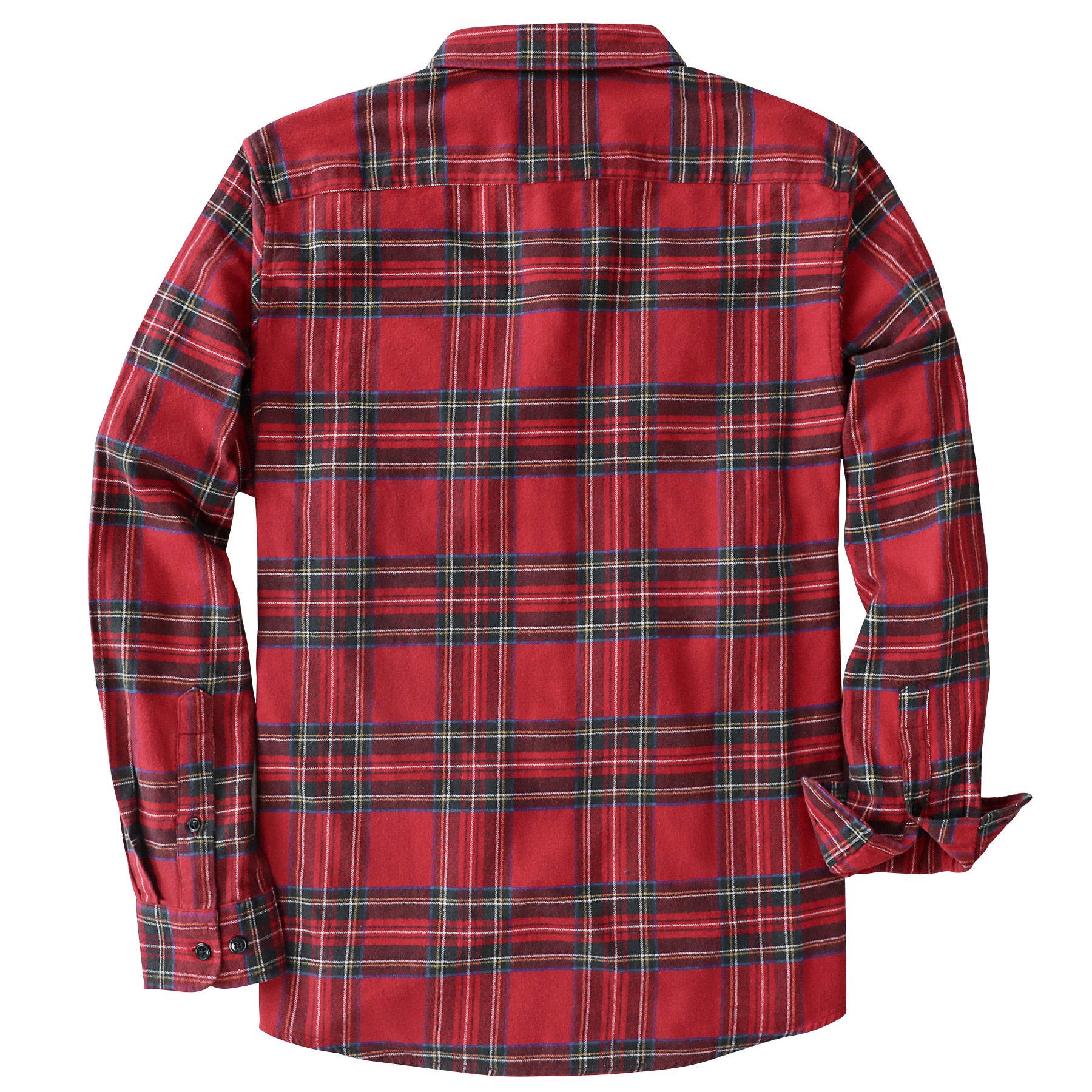 Dubinik® Flannel Shirt for Men 100% Cotton Mens Flannel Shirts Long Sleeve Plaid Soft Casual Button Down Shirt Men#66041