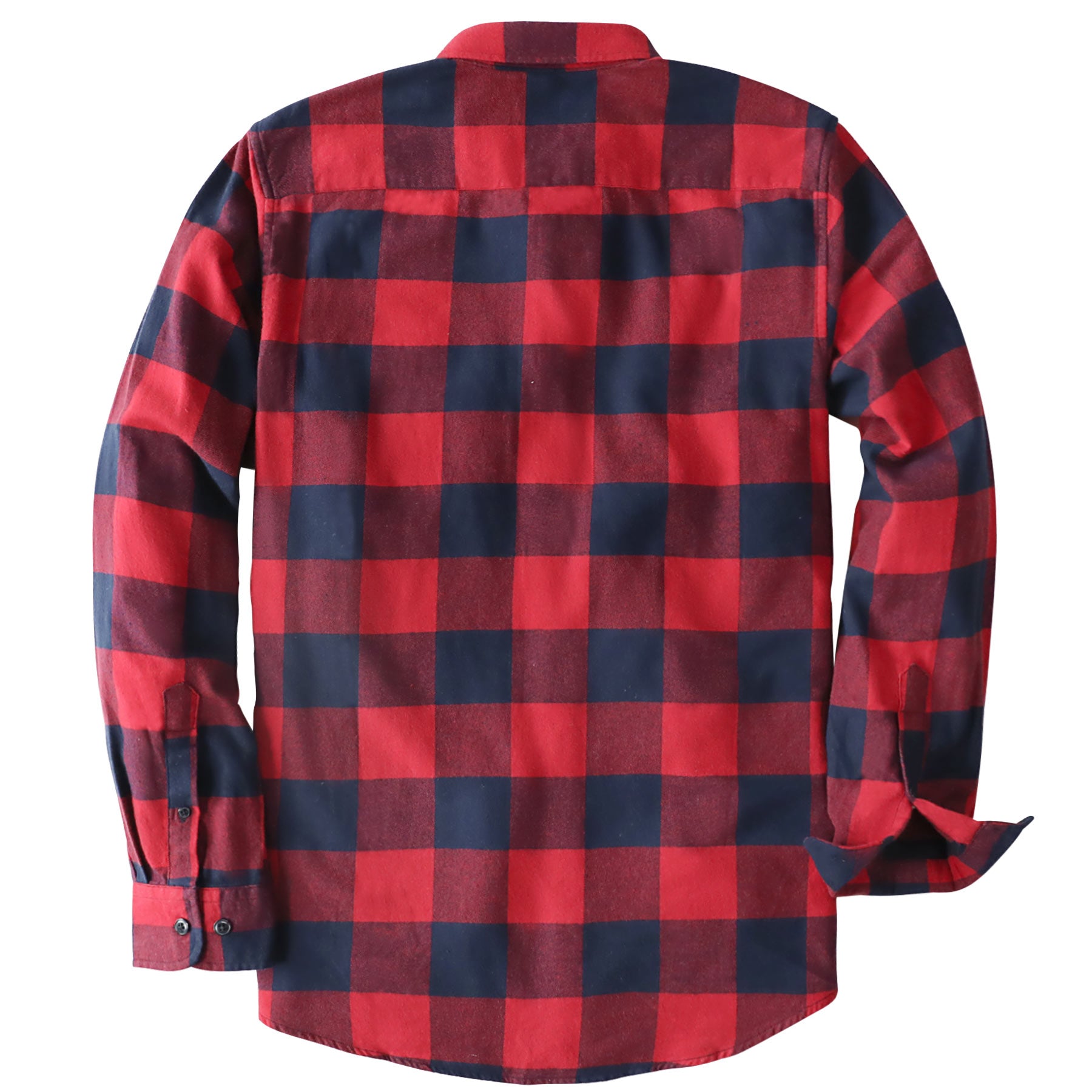 Dubinik® Flannel Shirt for Men 100% Cotton Mens Flannel Shirts Long Sleeve Plaid Soft Casual Button Down Shirt Men#66037