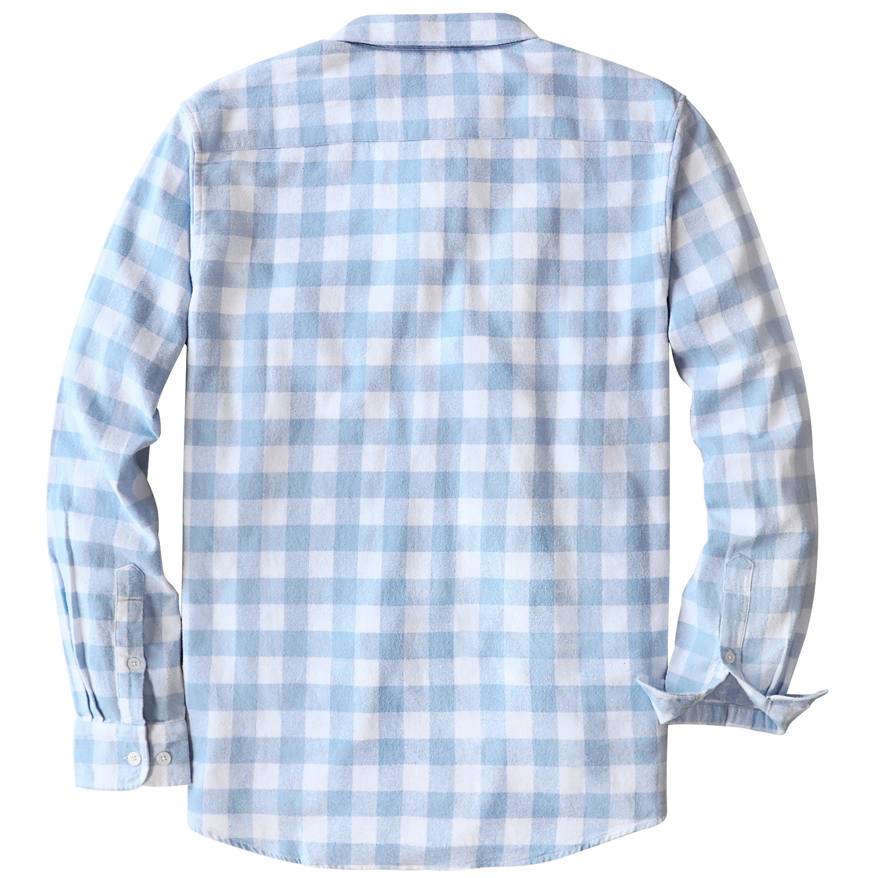 Dubinik® Flannel Shirt for Men 100% Cotton Mens Flannel Shirts Long Sleeve Plaid Soft Casual Button Down Shirt Men#66201