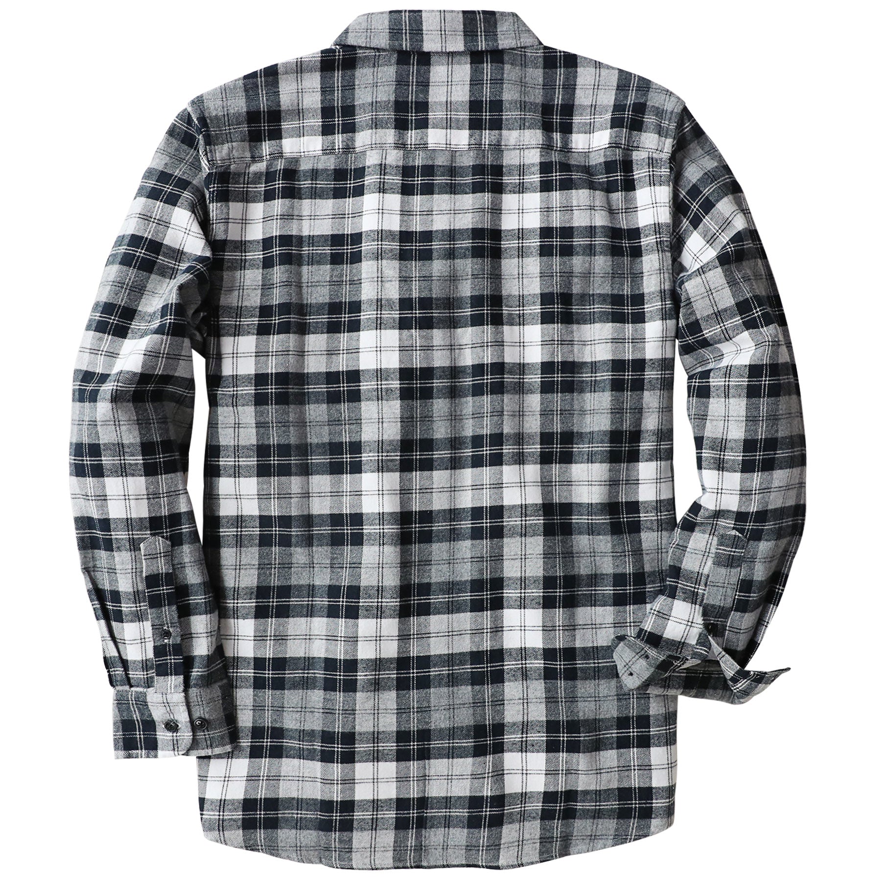 Dubinik® Flannel Shirt for Men 100% Cotton Mens Flannel Shirts Long Sleeve Plaid Soft Casual Button Down Shirt Men#660116