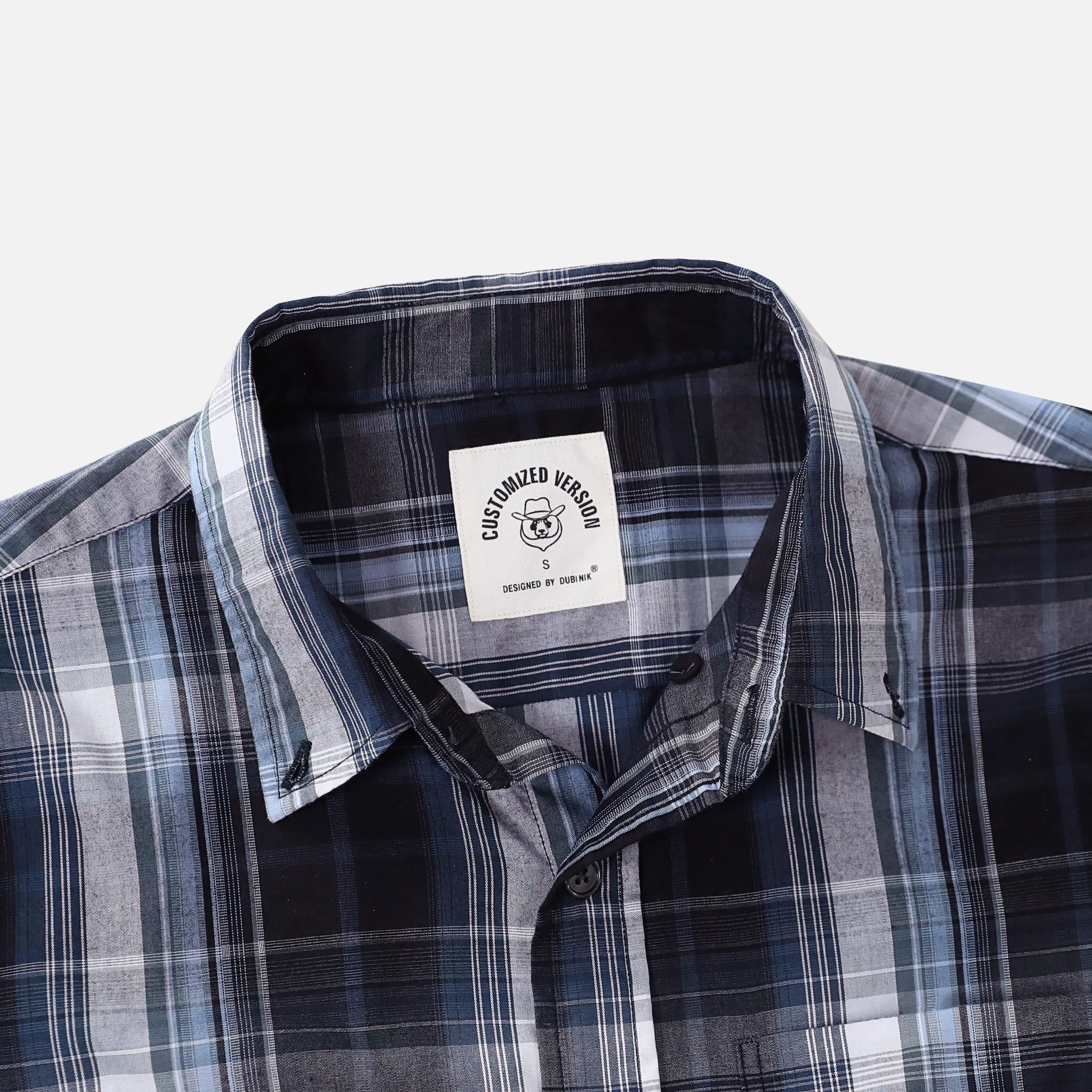 Dubinik®Mens Shirts Long Sleeve Shirts For Men Casual Button Down Vintage Plaid Pocket Soft Mens Button Up Shirts Long Sleeve#52024
