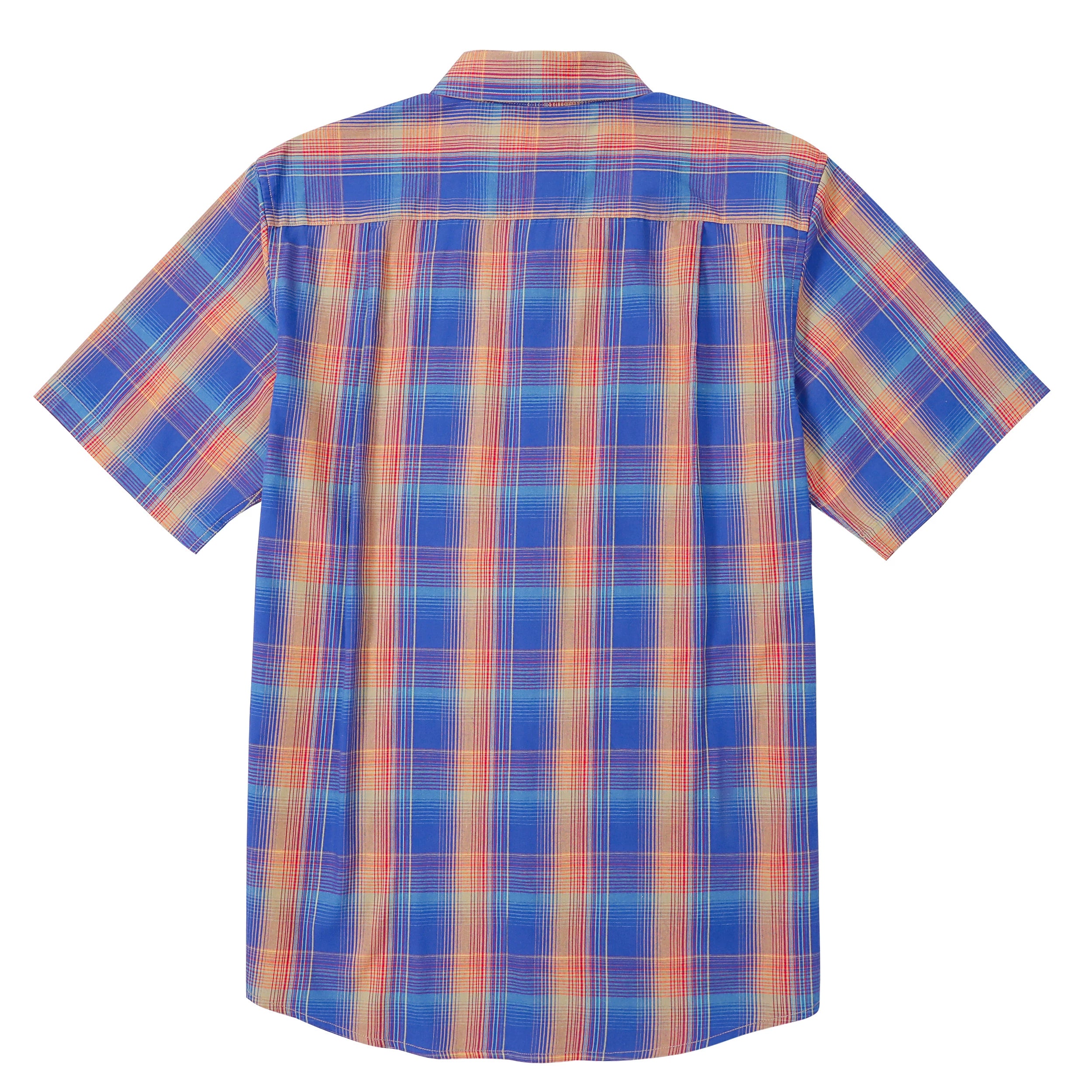 Dubinik® Mens Short Sleeve Button Down Shirts Summer Vintage Short Sleeve Button Down Men Lightweight Men's Casual Shirts#51031