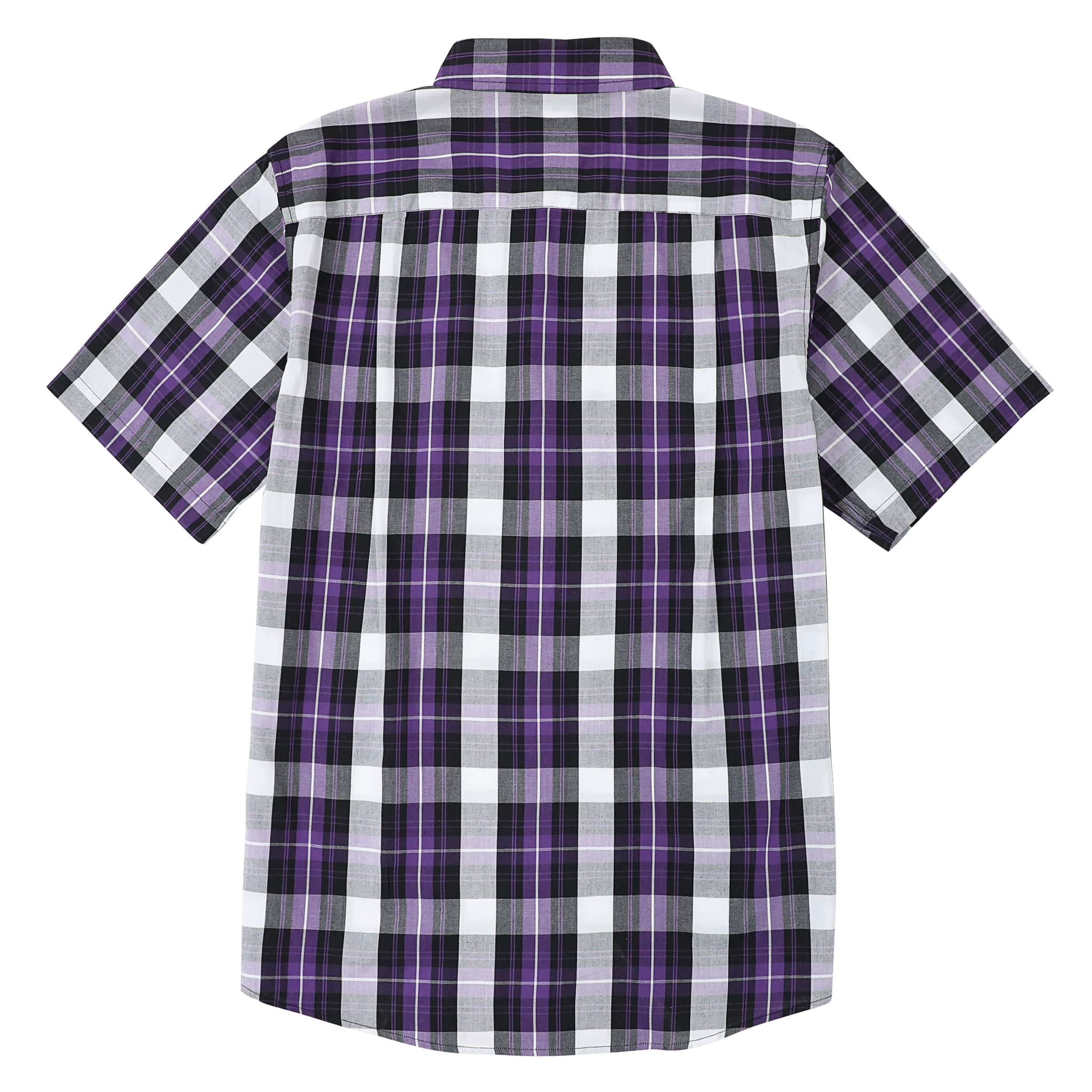 Dubinik® Mens Short Sleeve Button Down Shirts Summer Vintage Short Sleeve Button Down Men Lightweight Men's Casual Shirts#51033