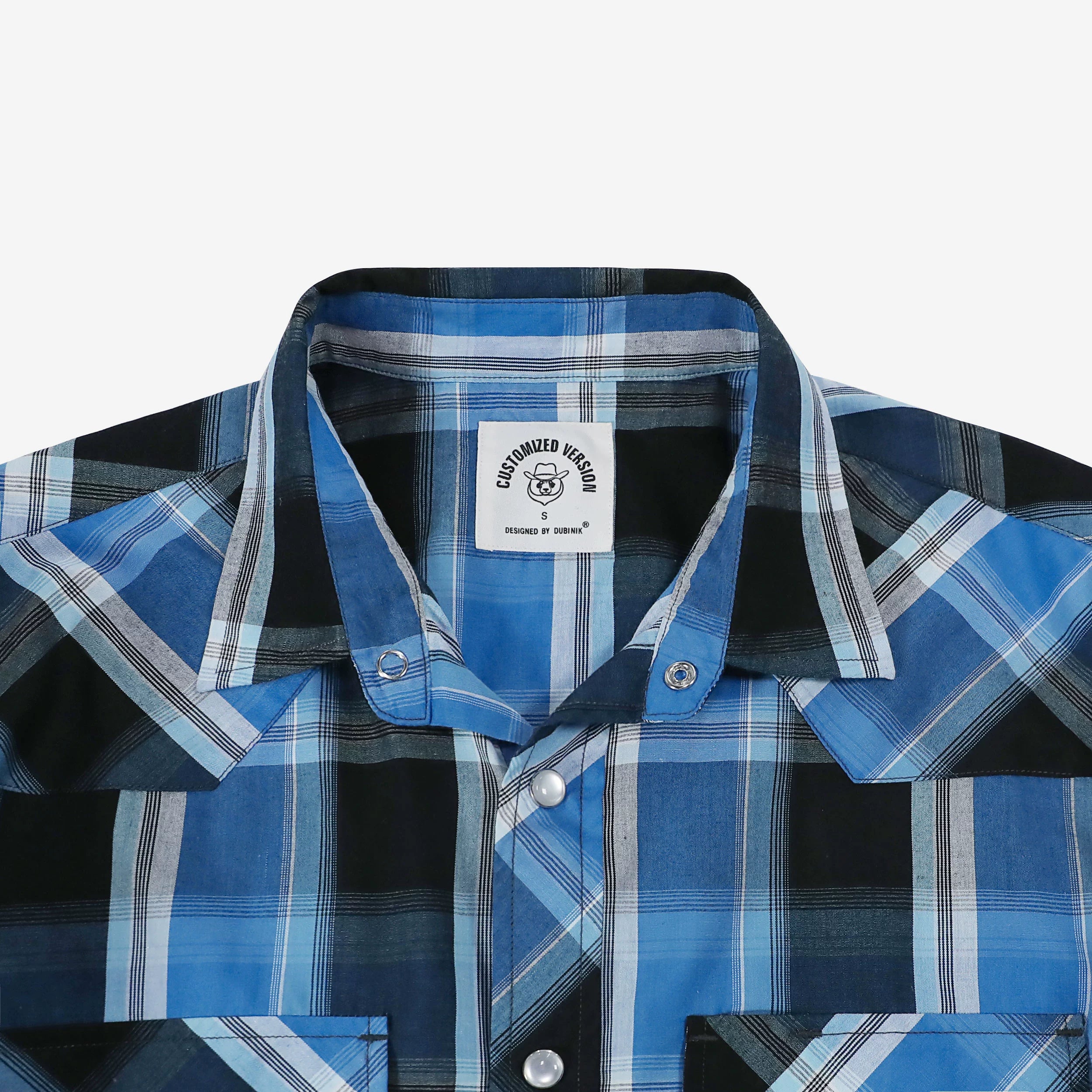 Dubinik® Pearl Snap Shirts for Men Long Sleeve Western Shirts for Men Vintage Casual Plaid Shirt Cowboy Shirts for Men#42019
