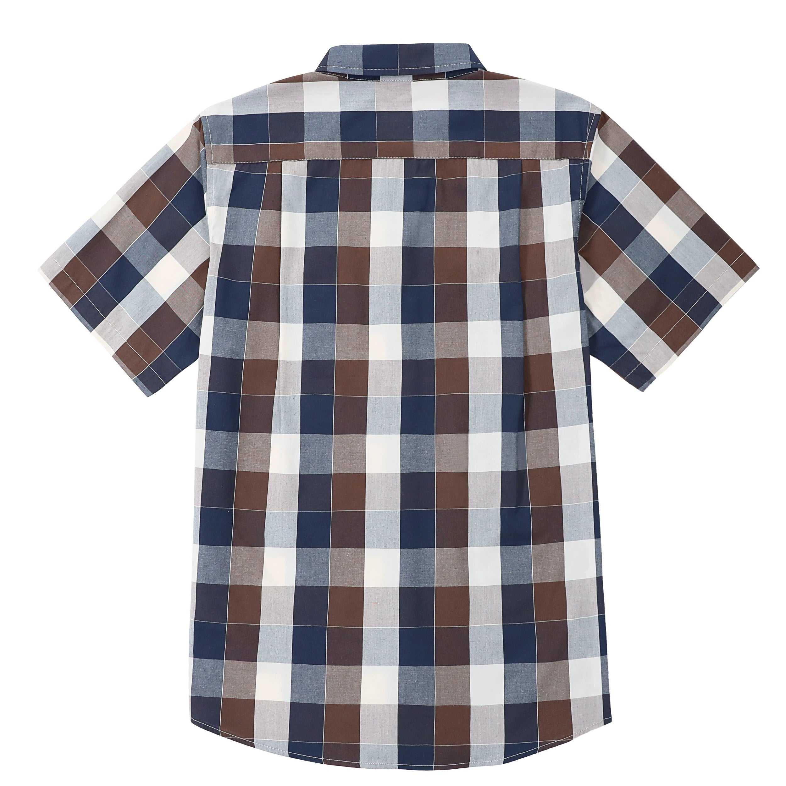 Dubinik® Mens Short Sleeve Button Down Shirts Summer Vintage Short Sleeve Button Down Men Lightweight Men's Casual Shirts#51010