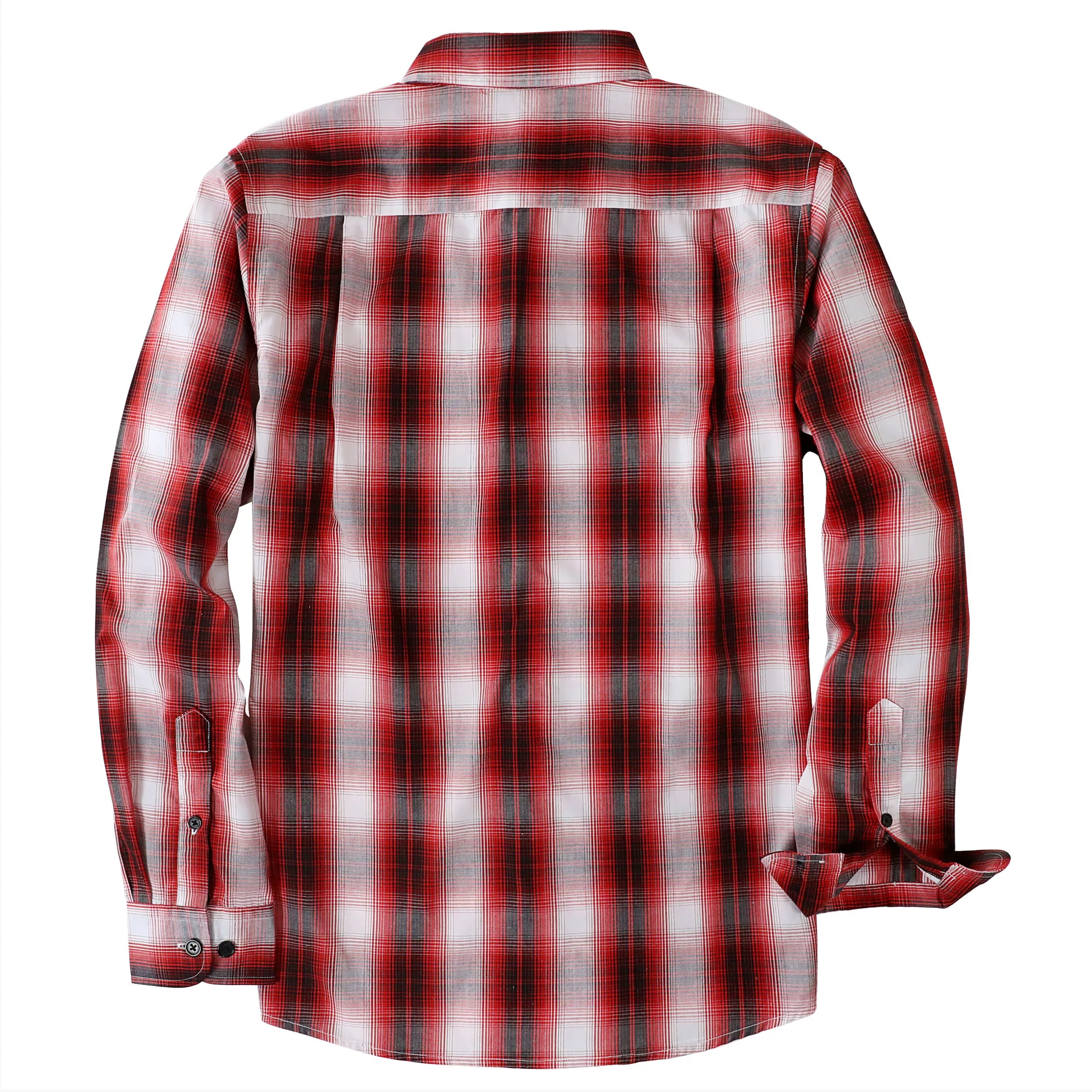 Dubinik®Mens Shirts Long Sleeve Shirts For Men Casual Button Down Vintage Plaid Pocket Soft Mens Button Up Shirts Long Sleeve#52028