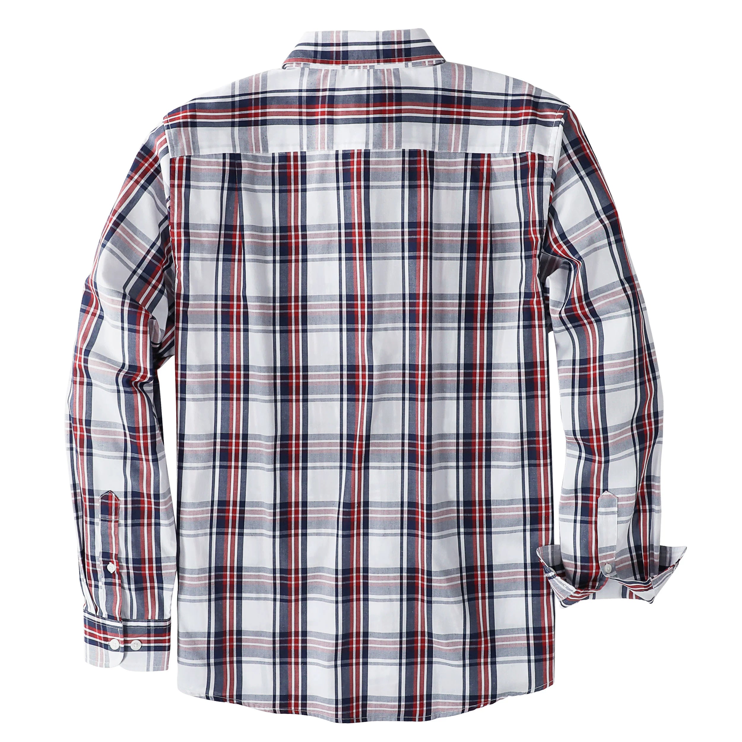 Dubinik®Mens Shirts Long Sleeve Shirts For Men Casual Button Down Vintage Plaid Pocket Soft Mens Button Up Shirts Long Sleeve#52025