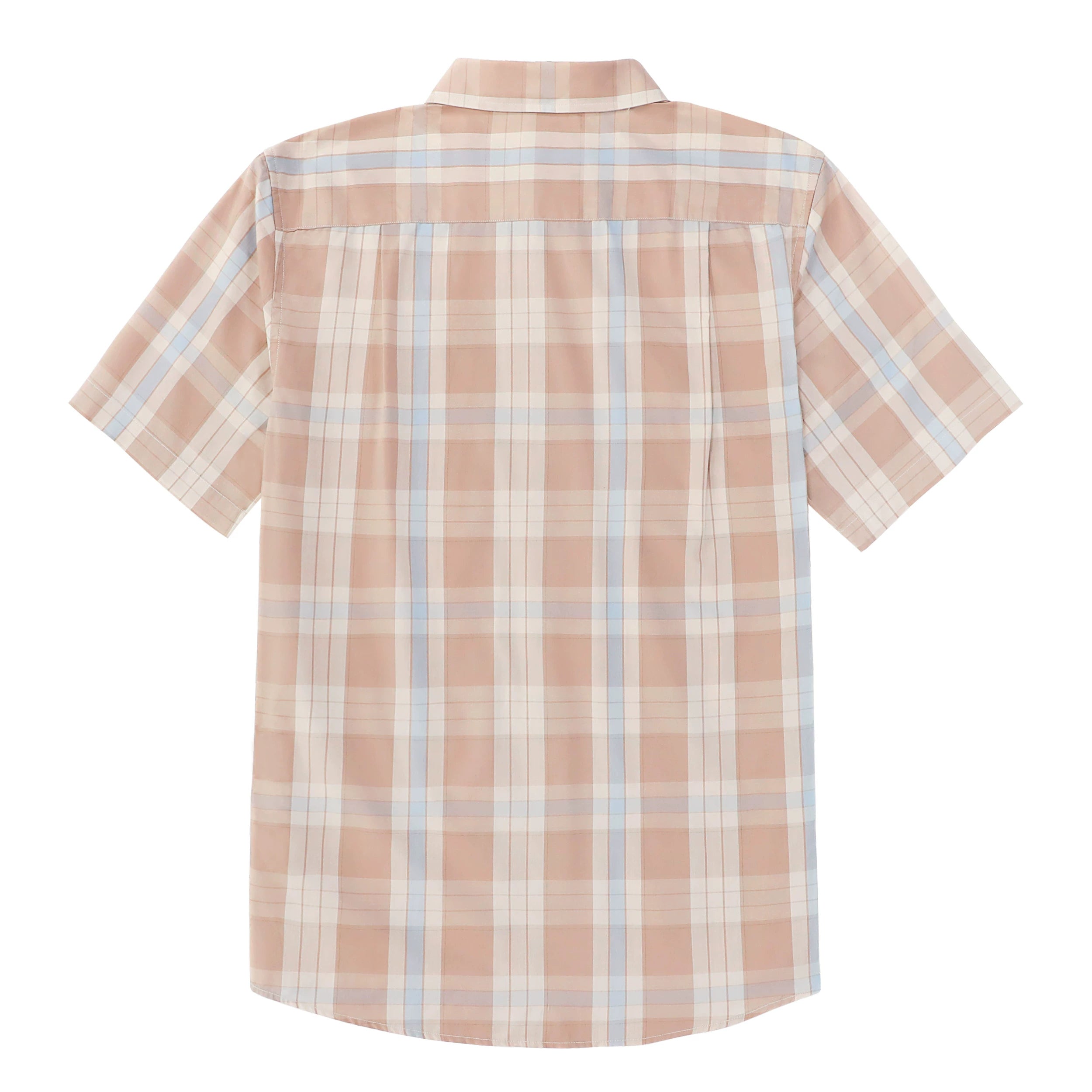Dubinik® Mens Short Sleeve Button Down Shirts Summer Vintage Short Sleeve Button Down Men Lightweight Men's Casual Shirts#51029