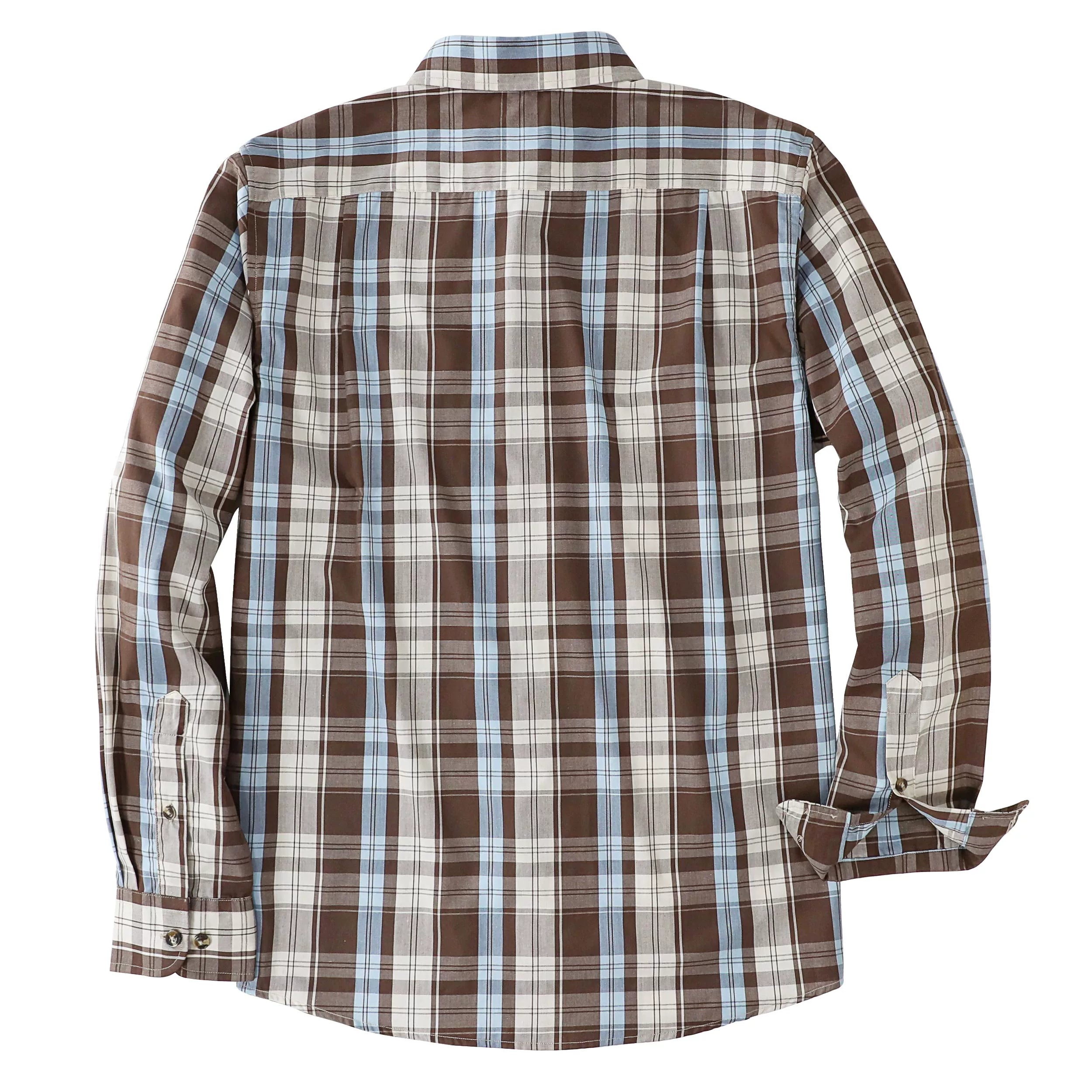 Dubinik®Mens Shirts Long Sleeve Shirts For Men Casual Button Down Vintage Plaid Pocket Soft Mens Button Up Shirts Long Sleeve#52001
