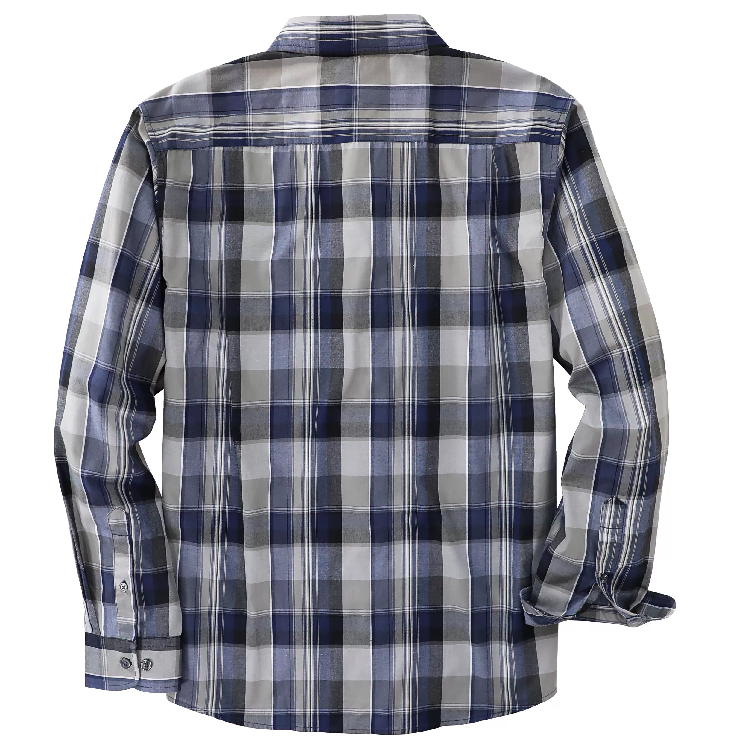 Dubinik®Mens Shirts Long Sleeve Shirts For Men Casual Button Down Vintage Plaid Pocket Soft Mens Button Up Shirts Long Sleeve#52015
