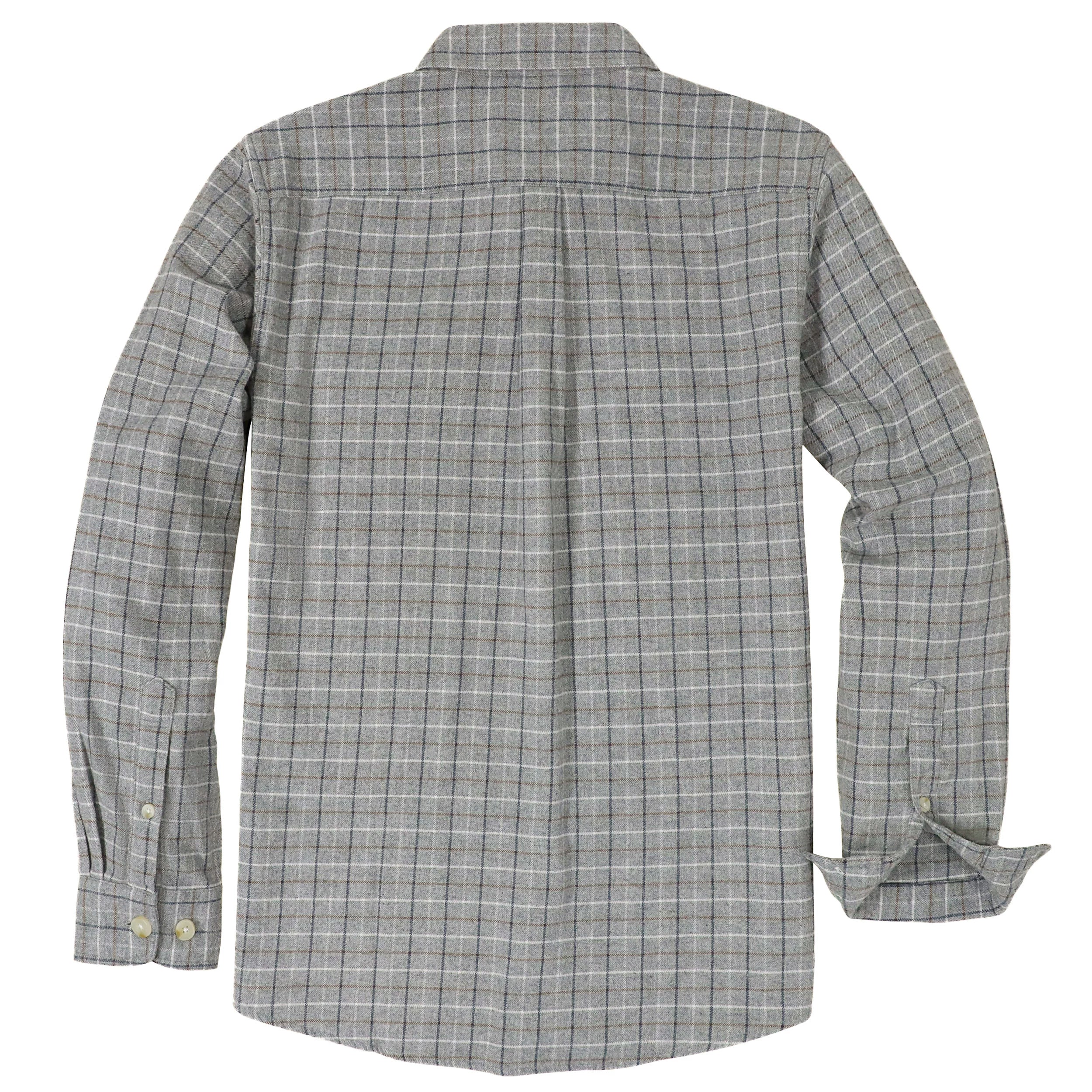 Dubinik®Mens Flannel Shirts Long Sleeve Flannel Shirt For Men Warm Casual Soft Cotton Button Down Plaid Mens Flannel Shirt #3419