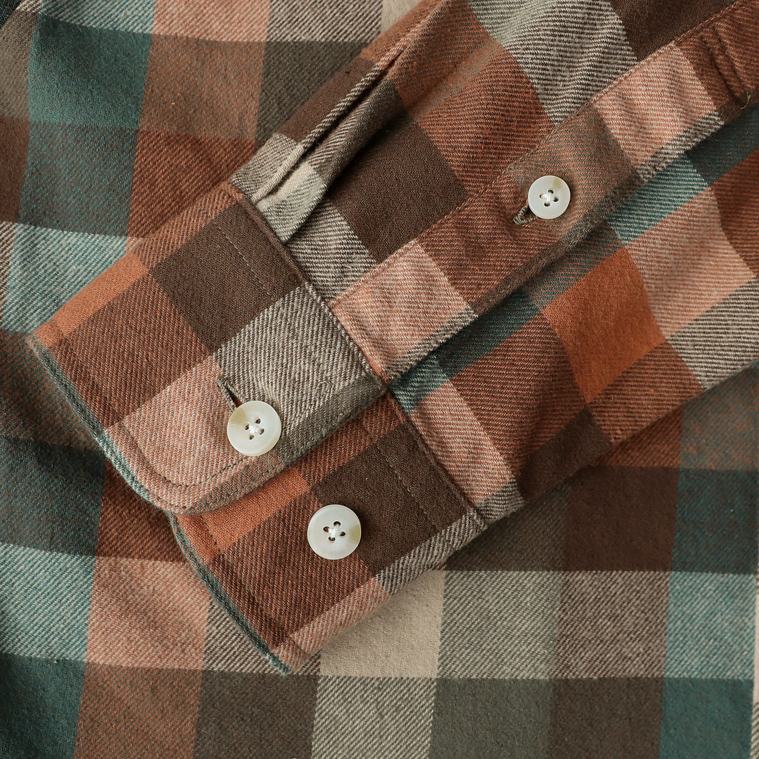 Dubinik®Mens Flannel Shirts Long Sleeve Flannel Shirt For Men Warm Casual Soft Cotton Button Down Plaid Mens Flannel Shirt #3401