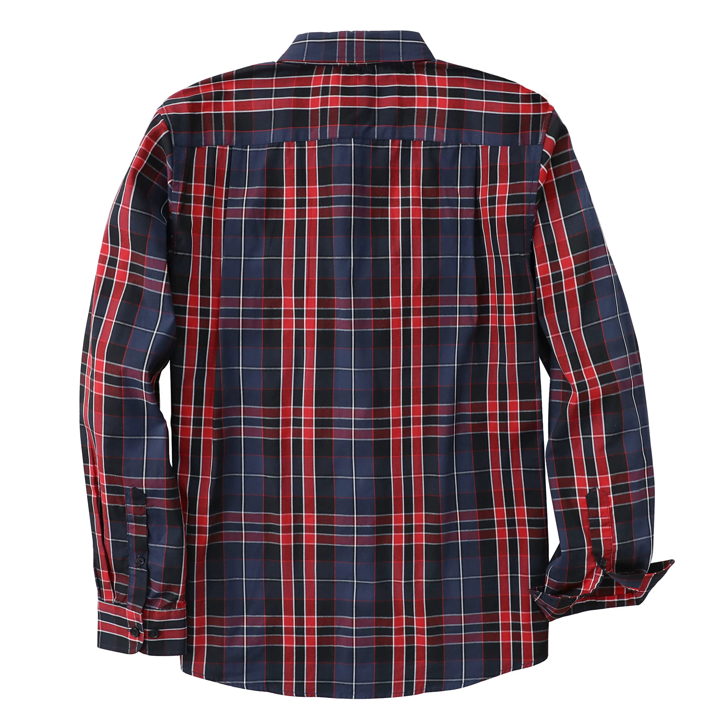 Dubinik®Mens Shirts Long Sleeve Shirts For Men Casual Button Down Vintage Plaid Pocket Soft Mens Button Up Shirts Long Sleeve#52026