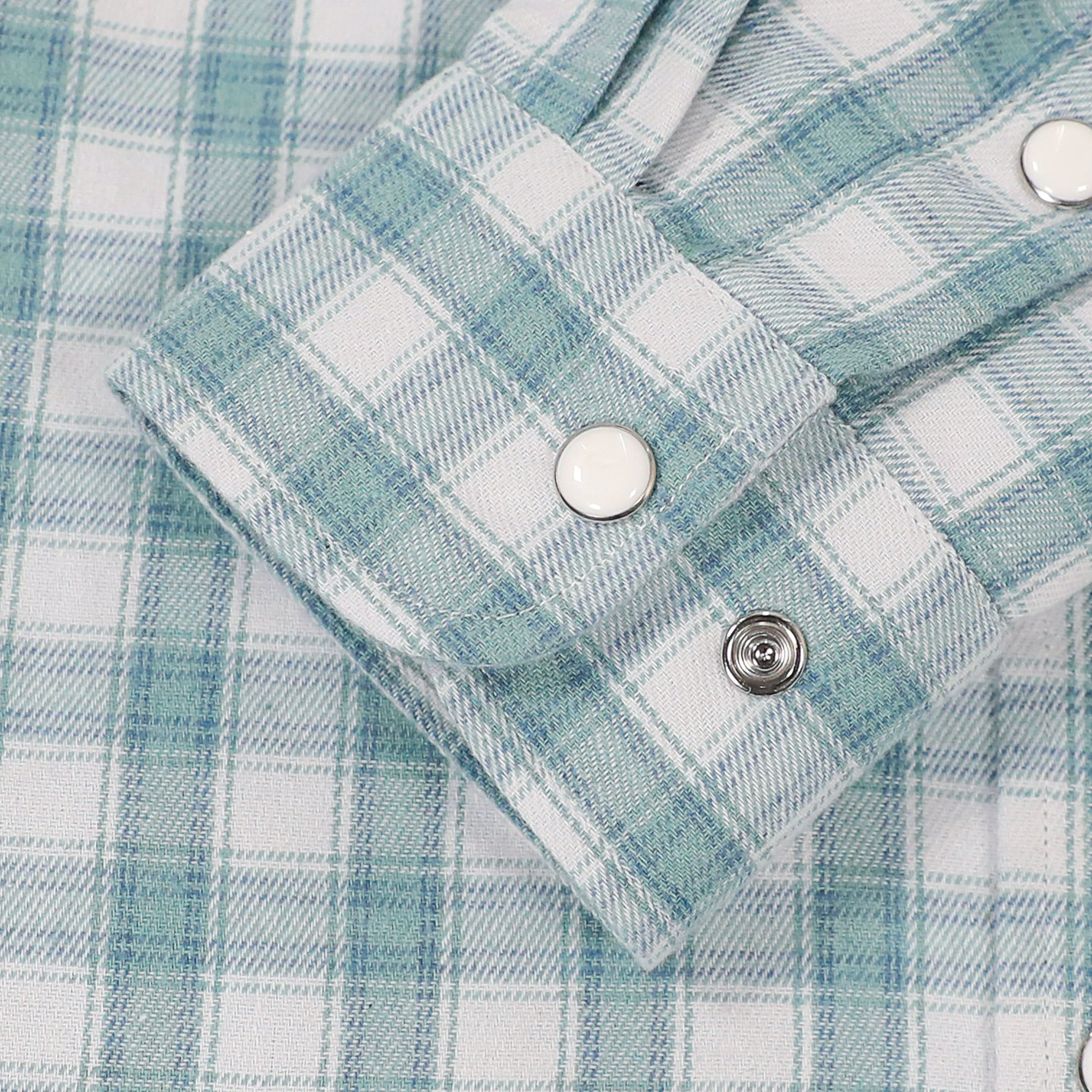 Dubinik® Flannel Shirt For Men Western Cowboy Pearl Snap Shirts For Men Long Sleeve Vintage Buttons Down Plaid Shirt #28007