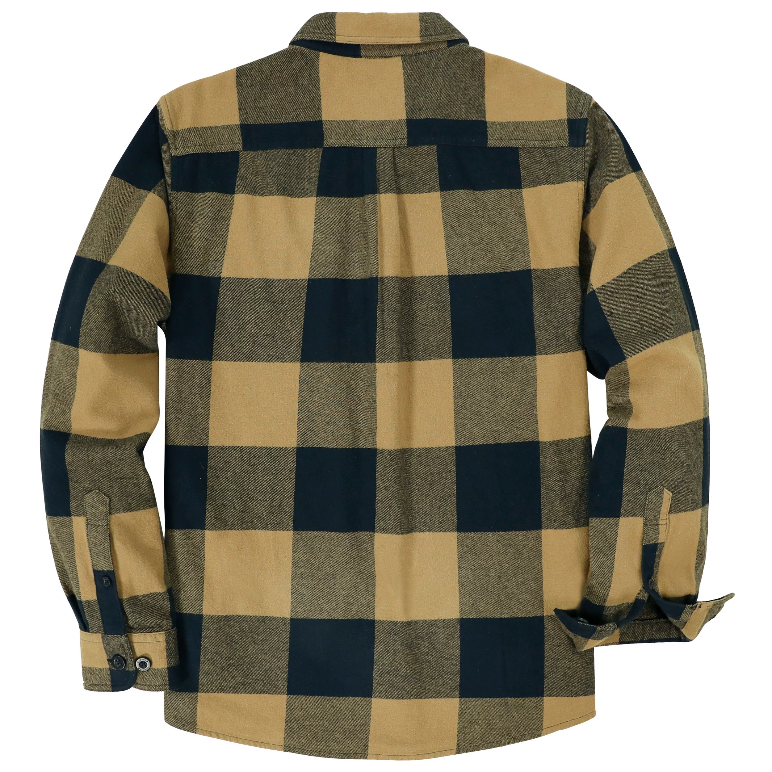 Dubinik®Mens Flannel Shirts Long Sleeve Flannel Shirt For Men Warm Casual Soft Cotton Button Down Plaid Mens Flannel Shirt #3420