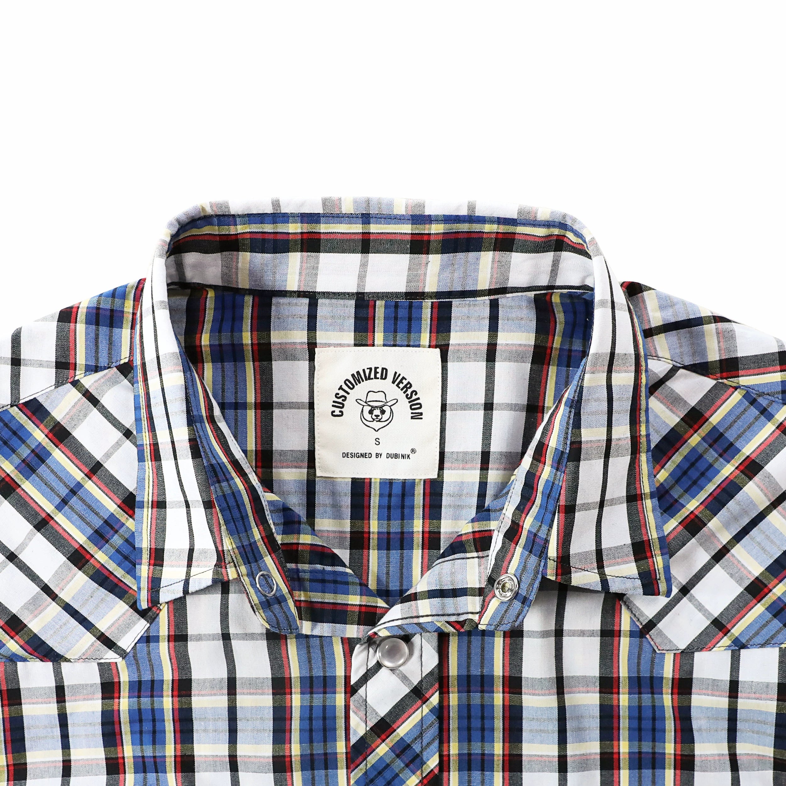 Dubinik® Pearl Snap Shirts for Men Long Sleeve Western Shirts for Men Vintage Casual Plaid Shirt Cowboy Shirts for Men#42009
