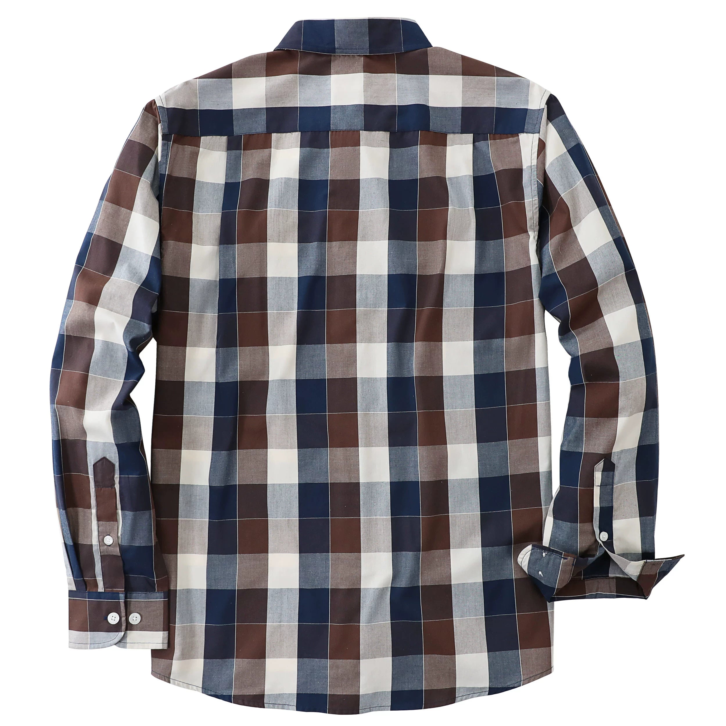 Dubinik®Mens Shirts Long Sleeve Shirts For Men Casual Button Down Vintage Plaid Pocket Soft Mens Button Up Shirts Long Sleeve#52010
