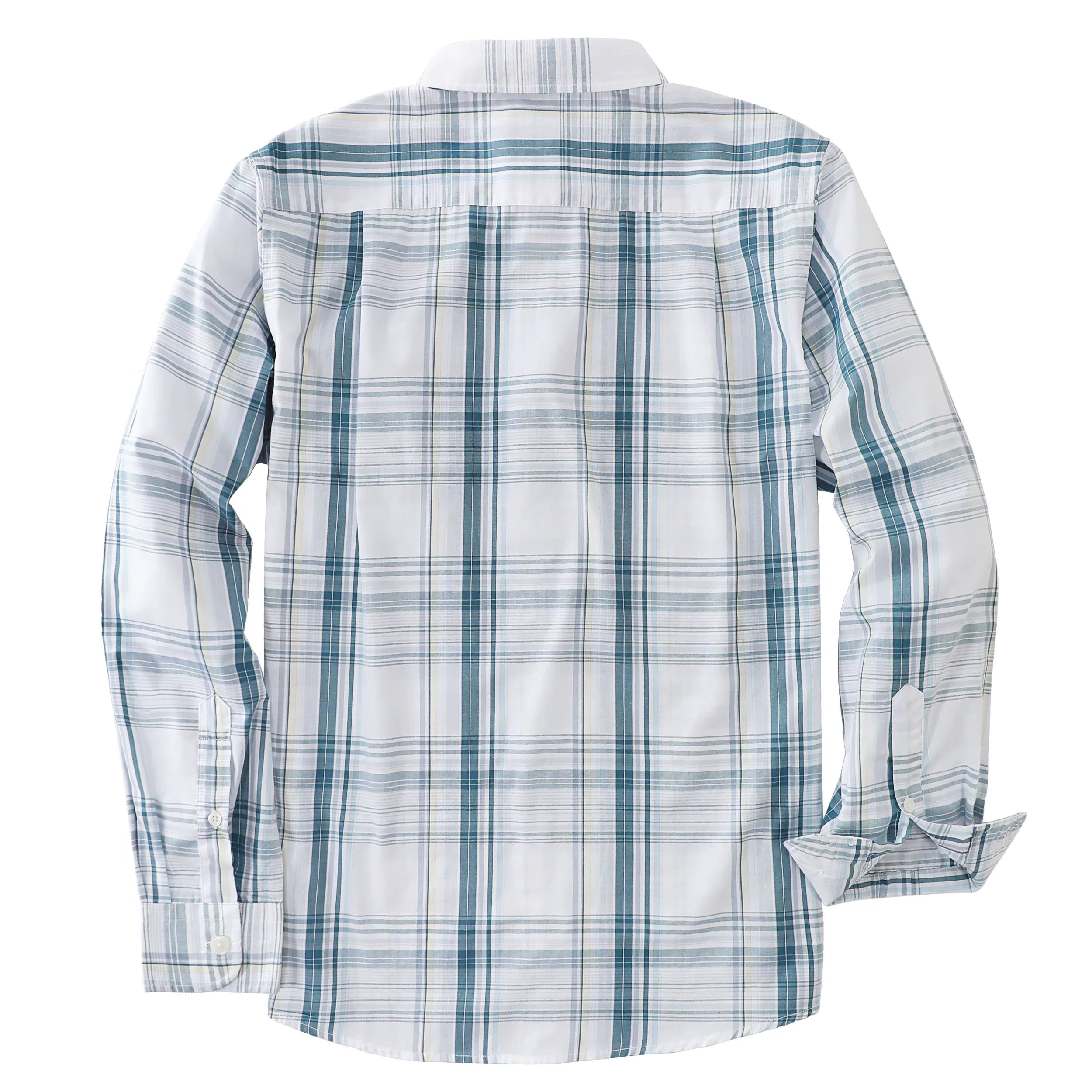 Dubinik®Mens Shirts Long Sleeve Shirts For Men Casual Button Down Vintage Plaid Pocket Soft Mens Button Up Shirts Long Sleeve#52016
