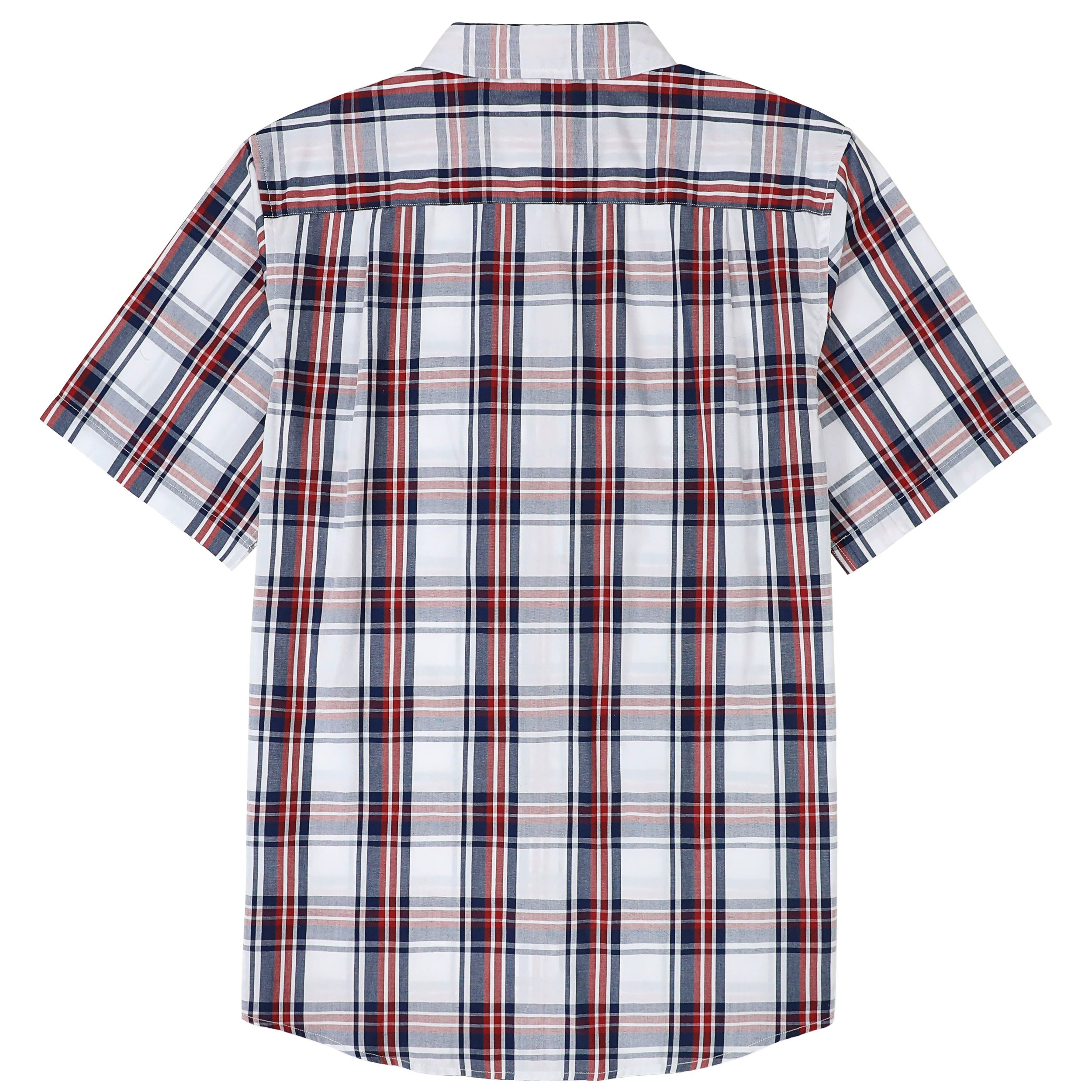 Dubinik® Mens Short Sleeve Button Down Shirts Summer Vintage Short Sleeve Button Down Men Lightweight Men's Casual Shirts#51025