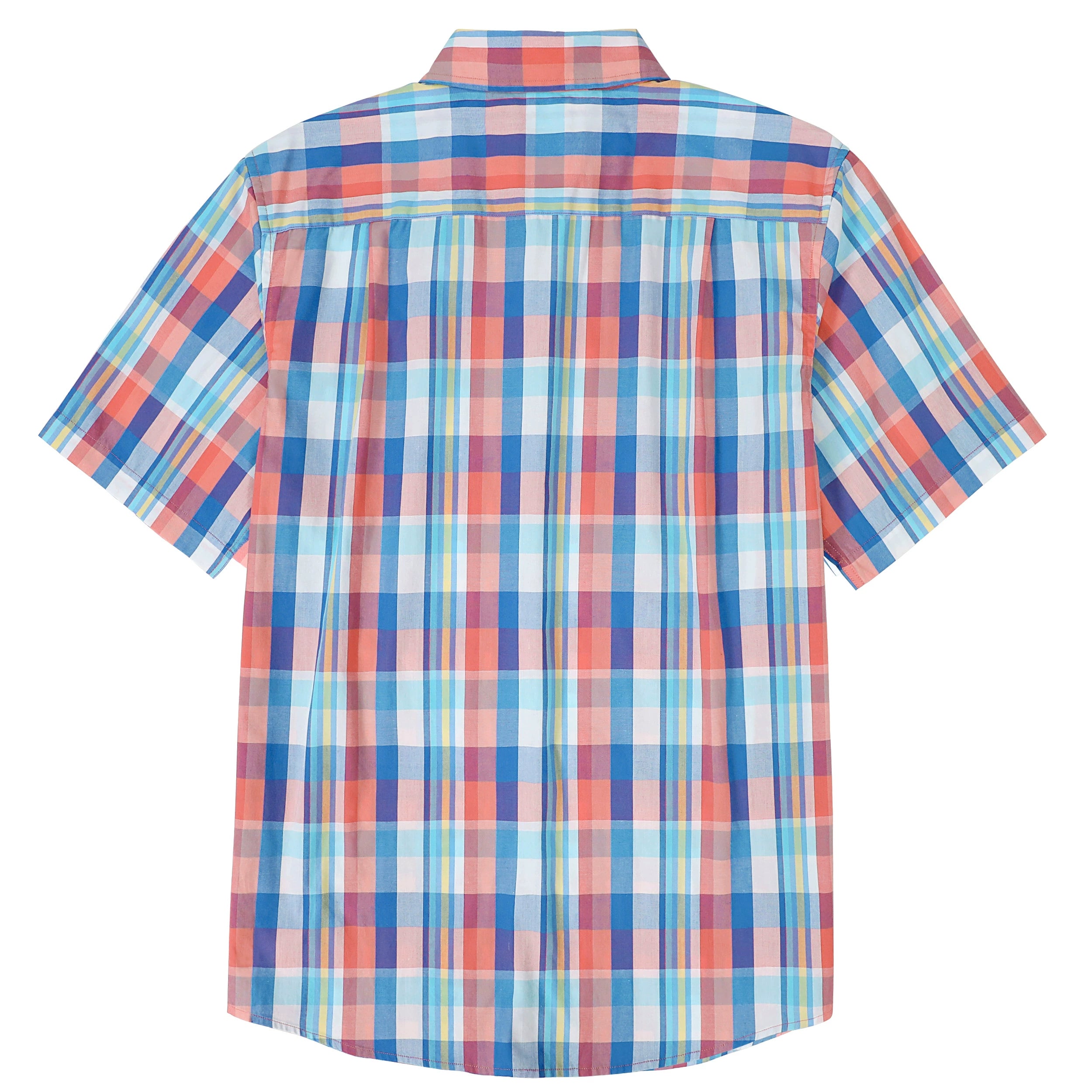 Dubinik® Mens Short Sleeve Button Down Shirts Summer Vintage Short Sleeve Button Down Men Lightweight Men's Casual Shirts#51021