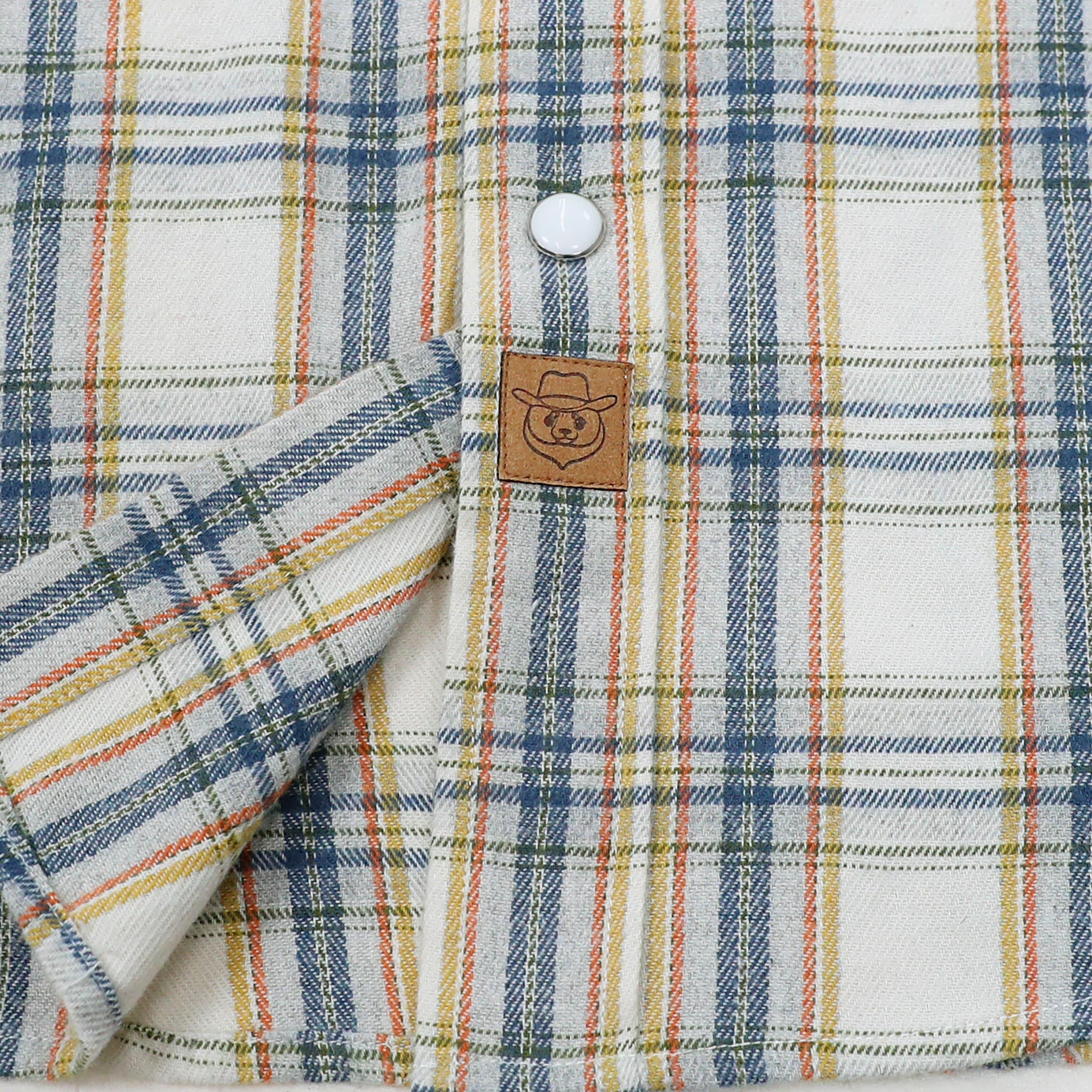 Dubinik® Flannel Shirt For Men Western Cowboy Pearl Snap Shirts For Men Long Sleeve Vintage Buttons Down Plaid Shirt #28802