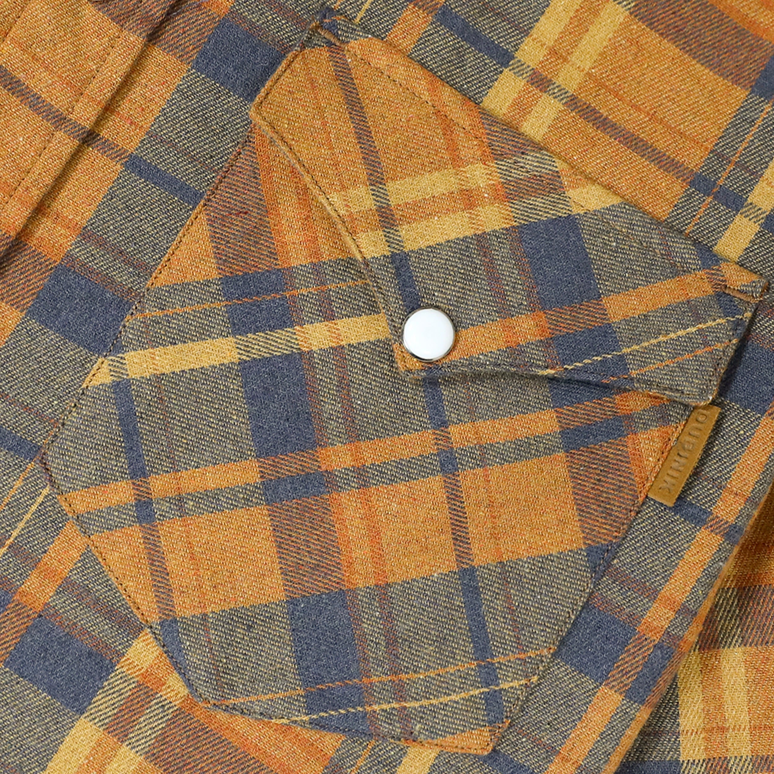 Dubinik® Flannel Shirt For Men Western Cowboy Pearl Snap Shirts For Men Long Sleeve Vintage Buttons Down Plaid Shirt #28009
