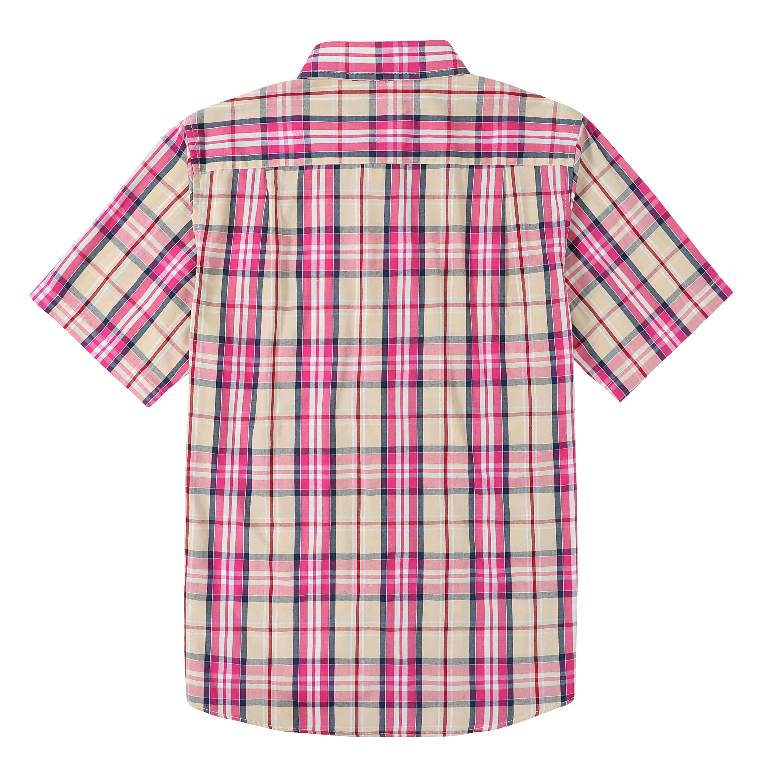 Dubinik® Mens Short Sleeve Button Down Shirts Summer Vintage Short Sleeve Button Down Men Lightweight Men's Casual Shirts#51023
