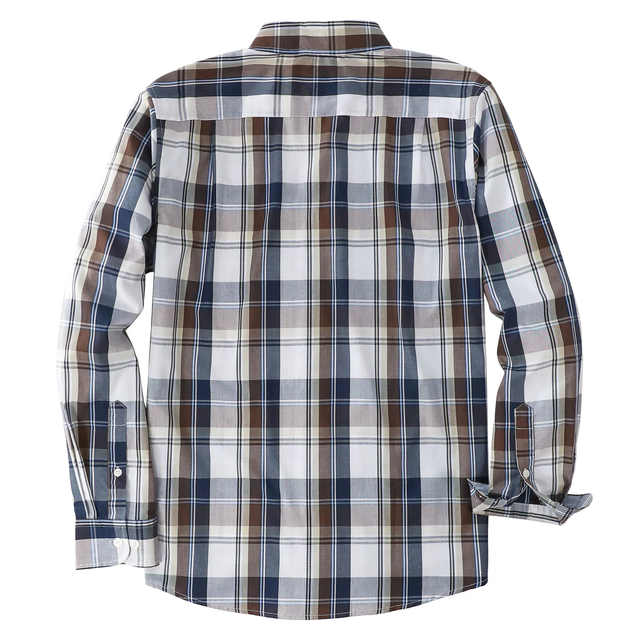 Dubinik®Mens Shirts Long Sleeve Shirts For Men Casual Button Down Vintage Plaid Pocket Soft Mens Button Up Shirts Long Sleeve#52006