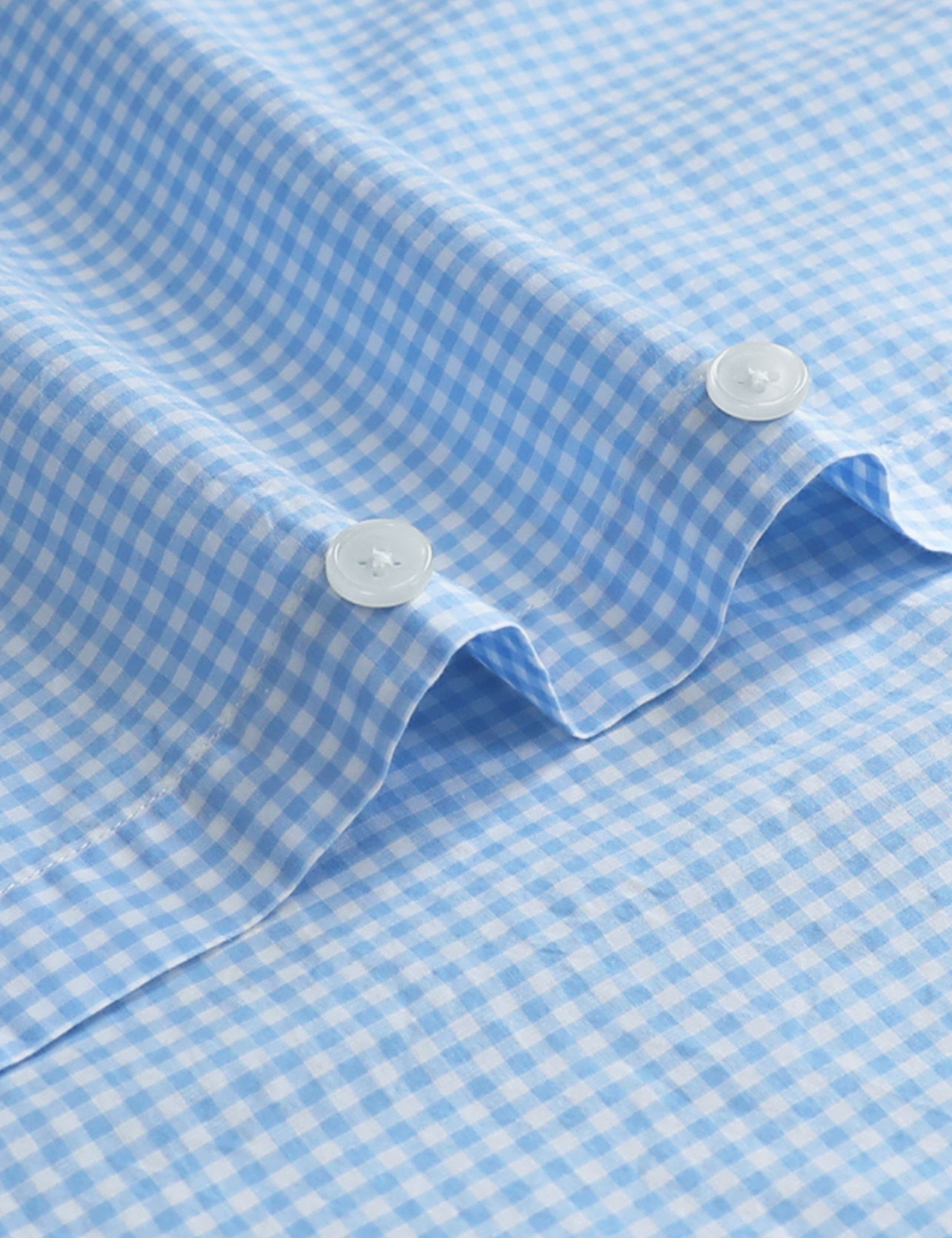 Men's casual short-sleeved cotton shirt #0001
