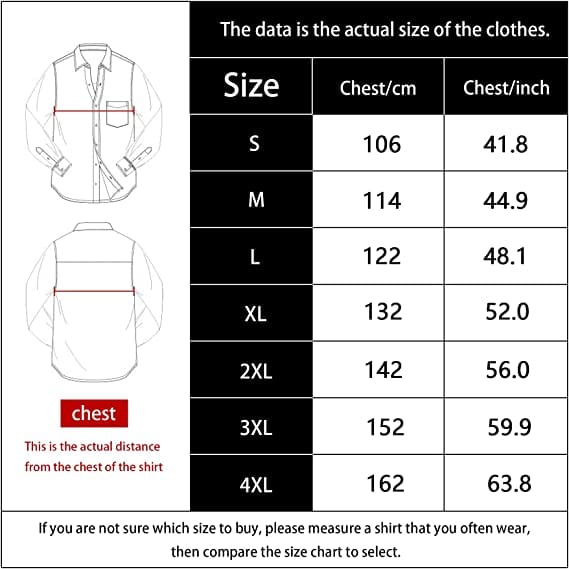 Men's Plaid Flannel Long Sleeve Shirts #0319