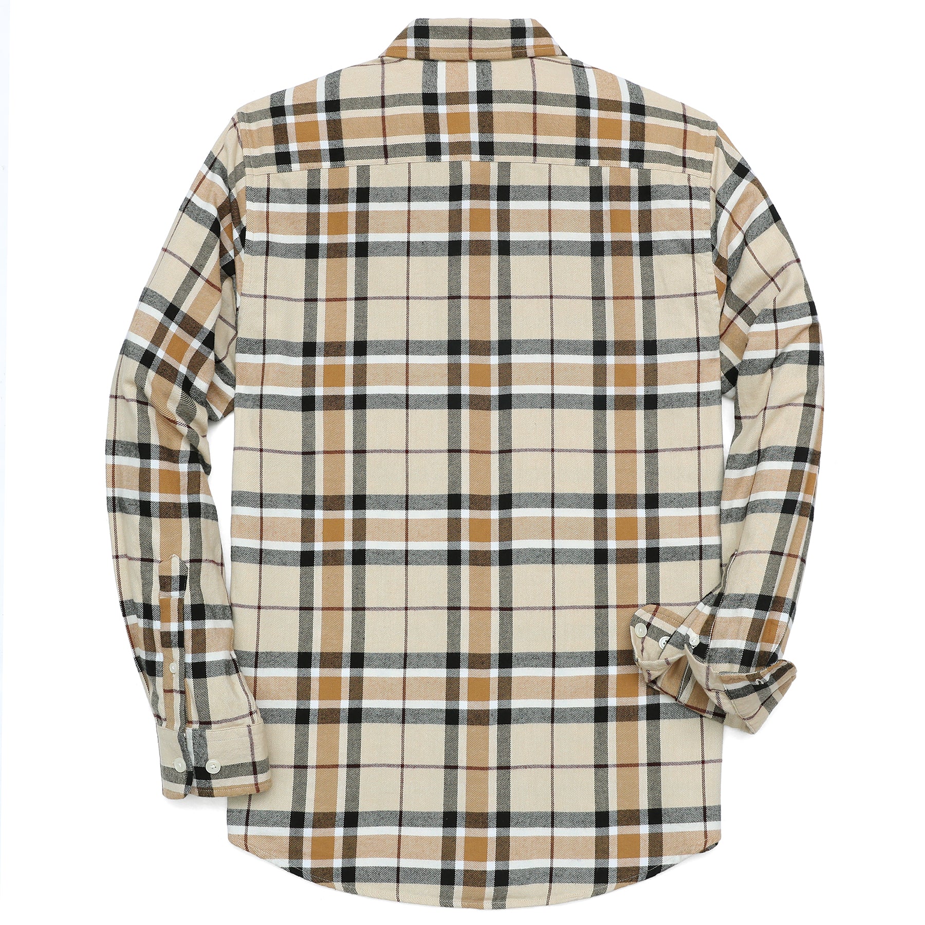 Men's Plaid Flannel Long Sleeve Shirts#0335
