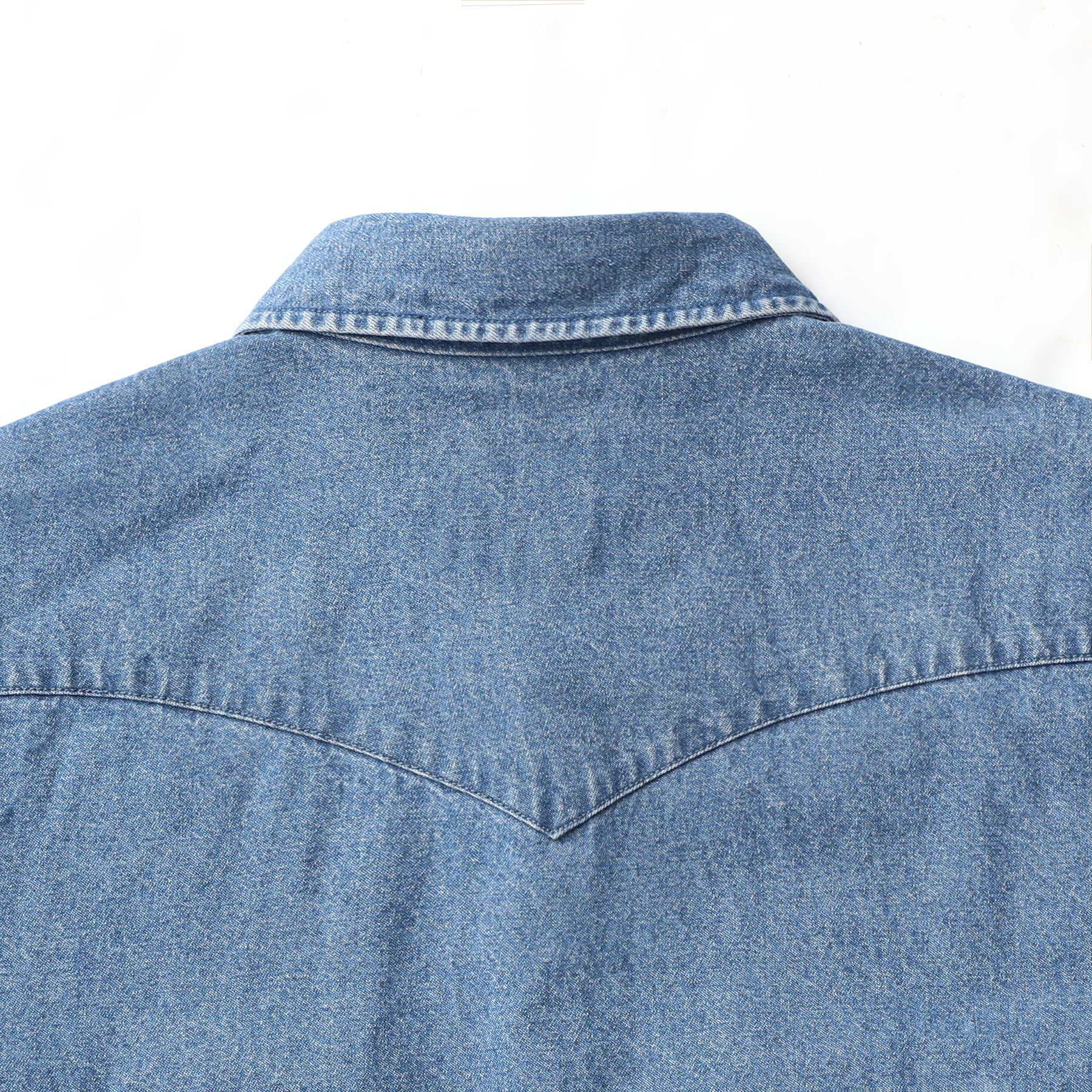 Men's cotton long sleeve denim shirt #4601