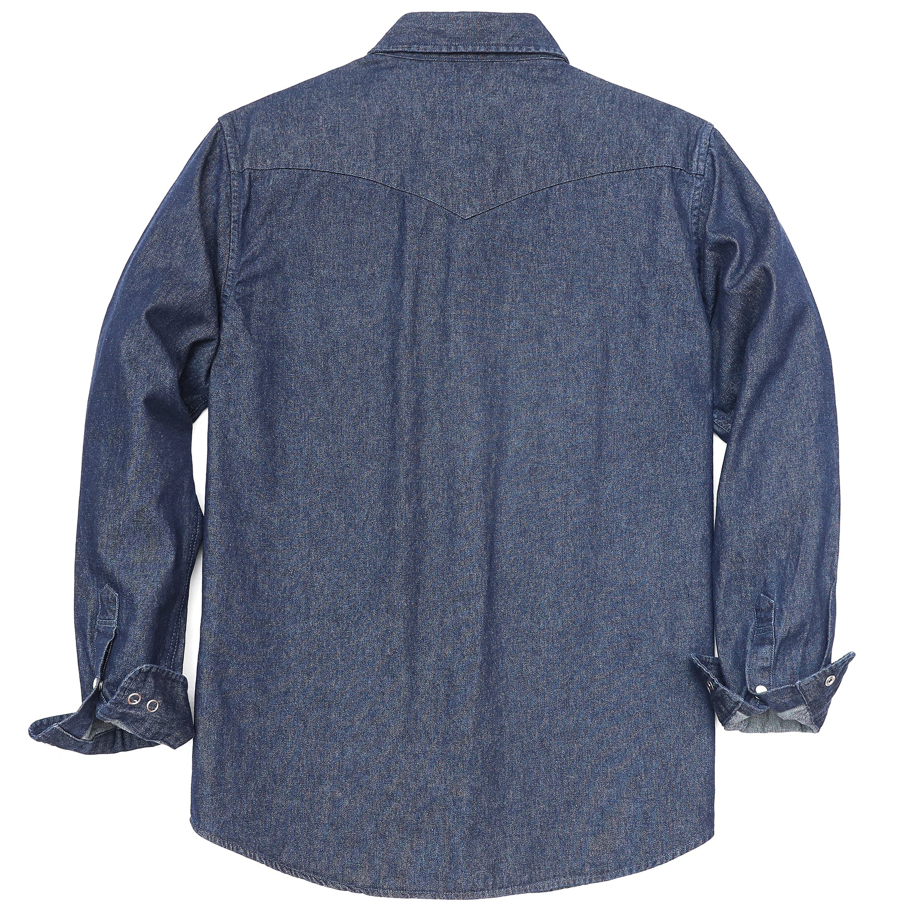 Men's cotton long sleeve denim shirt #4602
