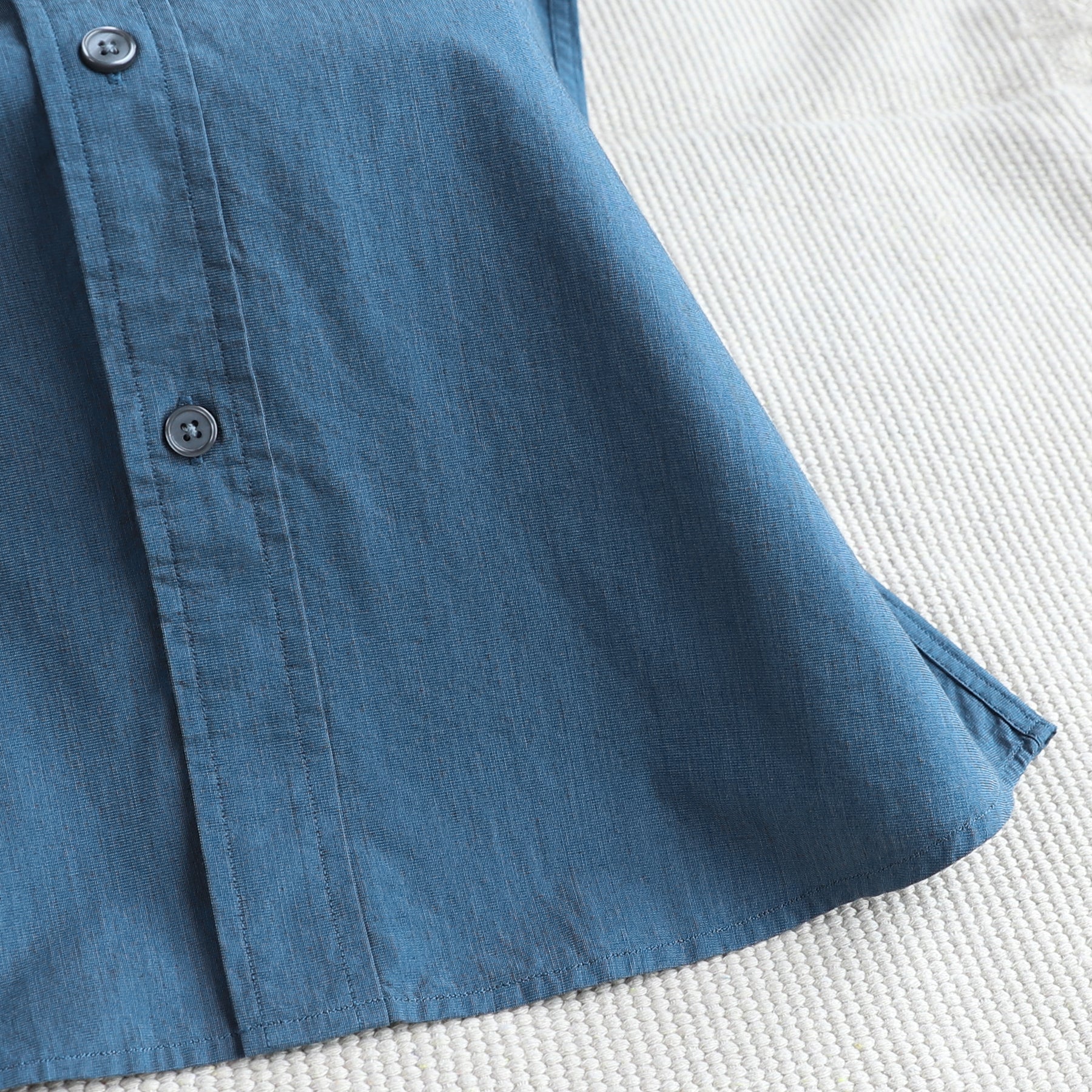 Men's casual short-sleeved cotton shirt #0022