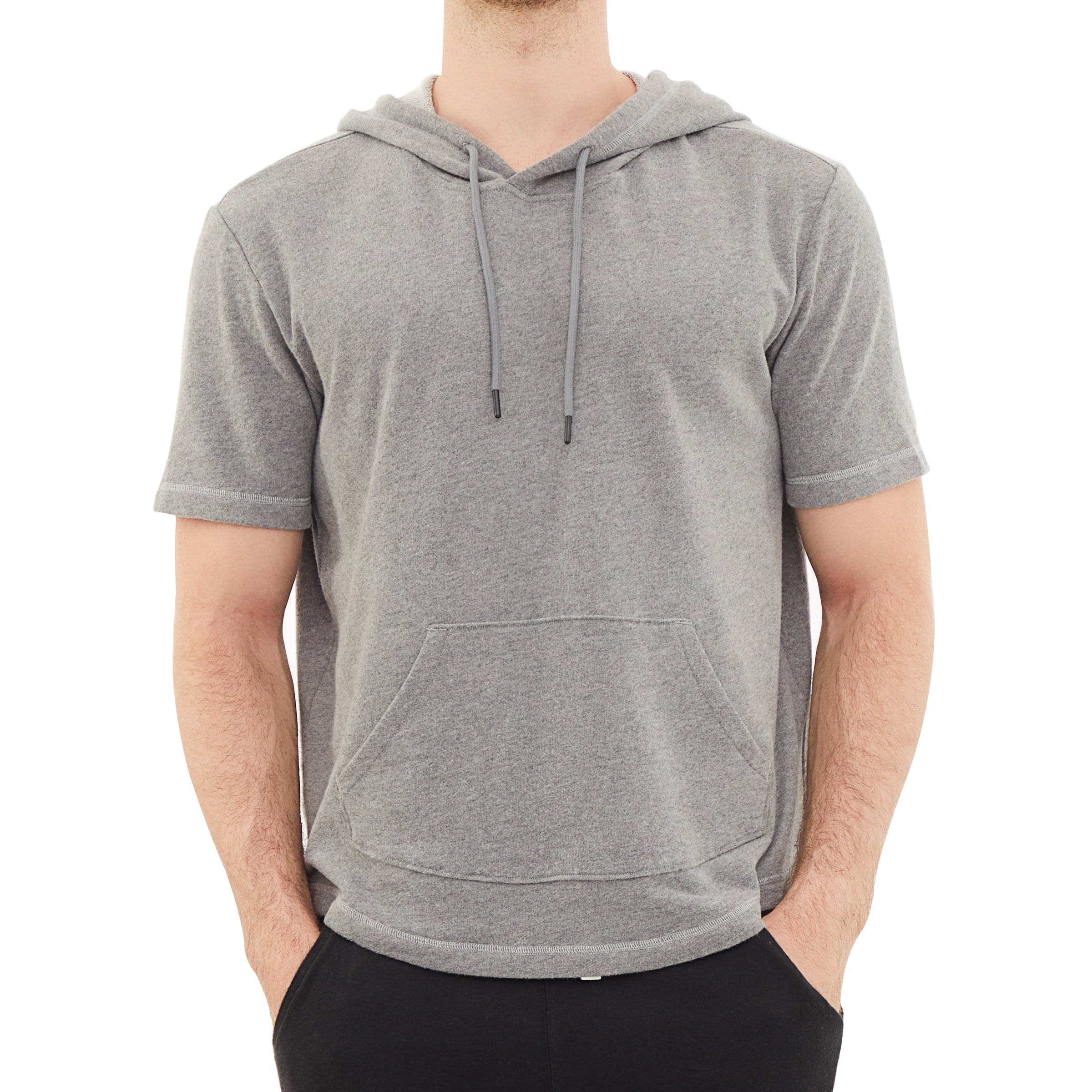 Men's Hoodies short-sleeved hooded sweatshirt #0605