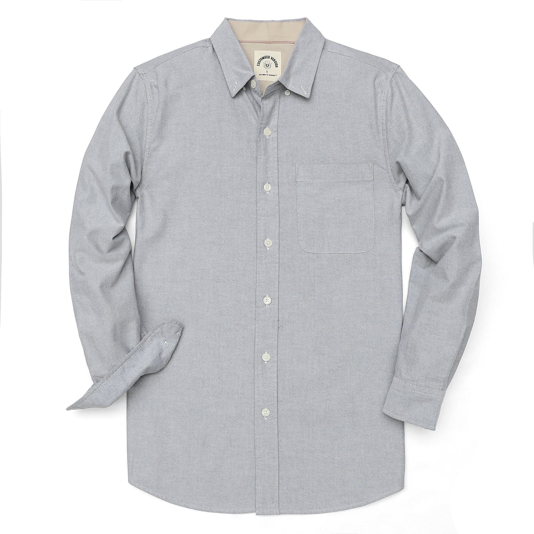 Men's casual long sleeve oxford shirt #1401