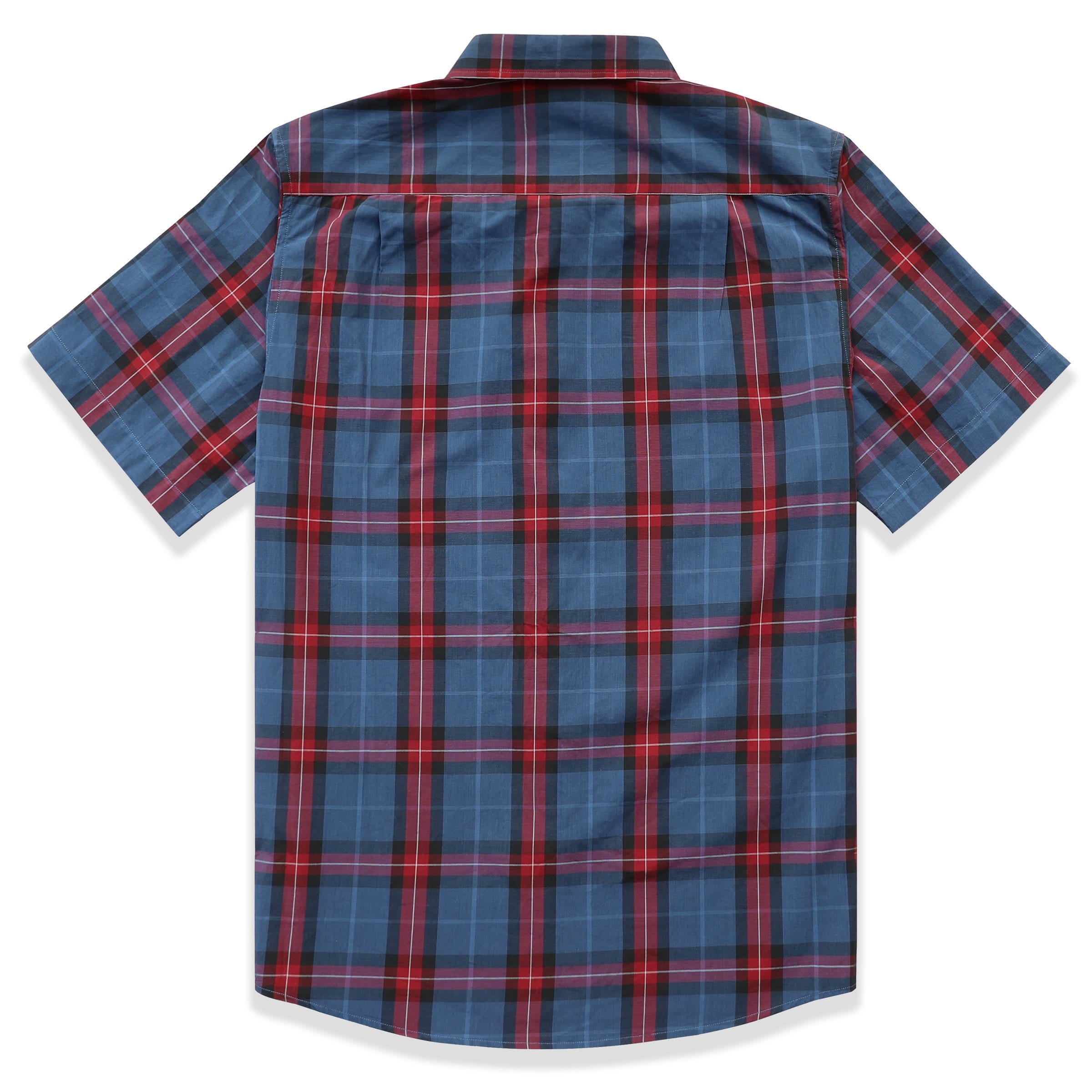 Men's casual short-sleeved cotton shirt #0104
