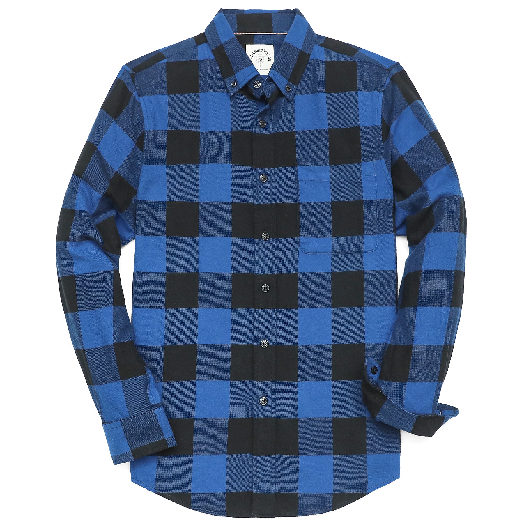 Men's Plaid Flannel Long Sleeve Shirts#0338
