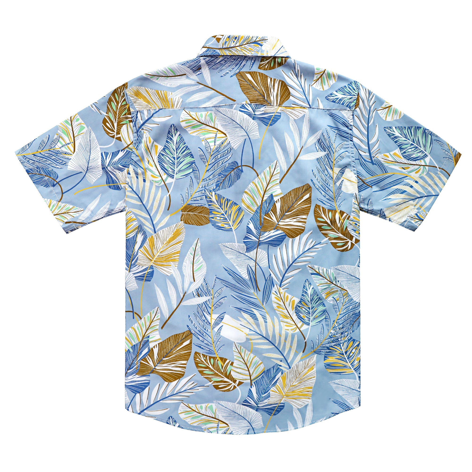 Hawaiian Shirt for Men Aloha Tropical Short Sleeve Button Down Print Beach Shirts #2601