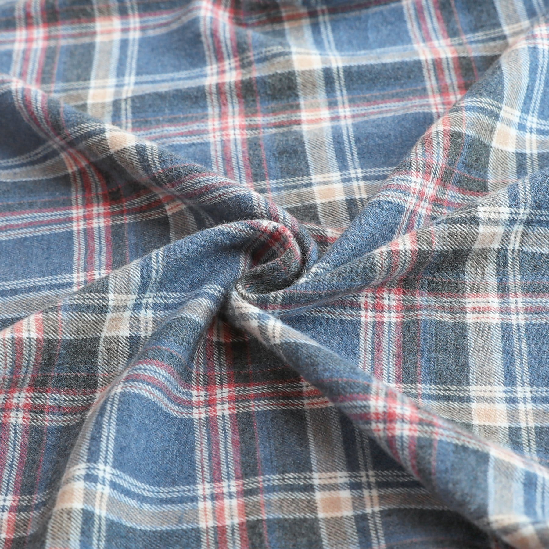 Men's Plaid Flannel Long Sleeve Shirts #0329