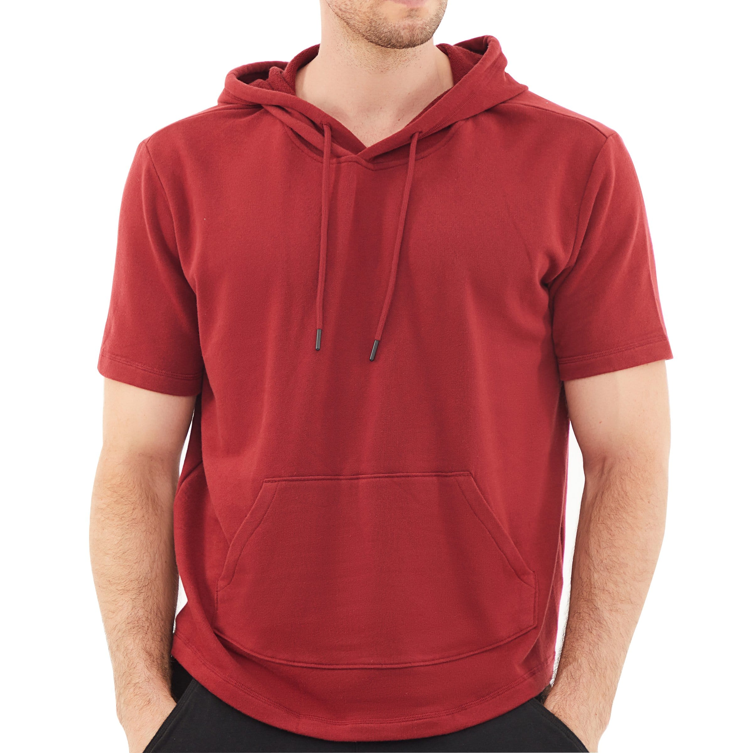Men's Hoodies short-sleeved hooded sweatshirt #0603