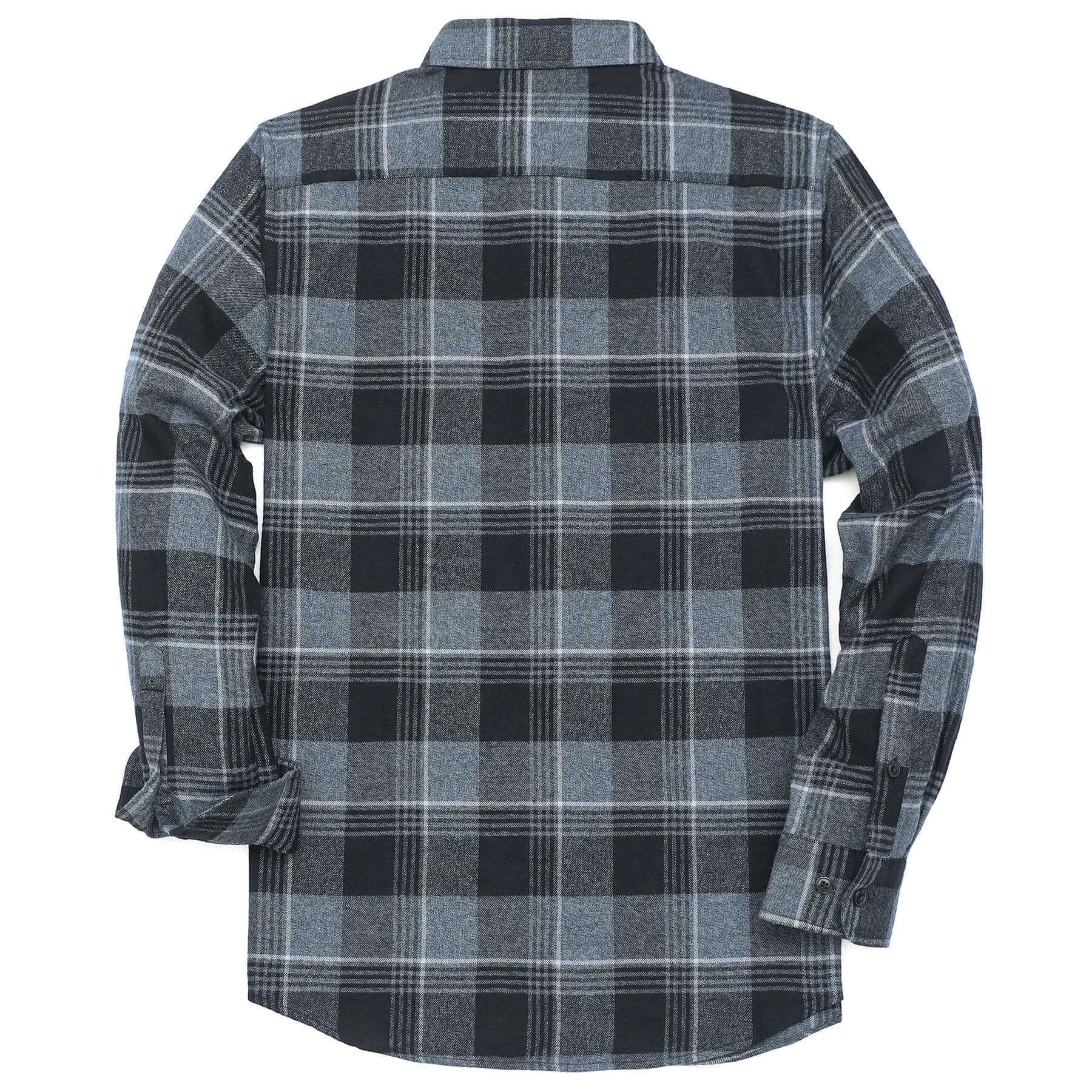 Men's Plaid Flannel Long Sleeve Shirts #0306