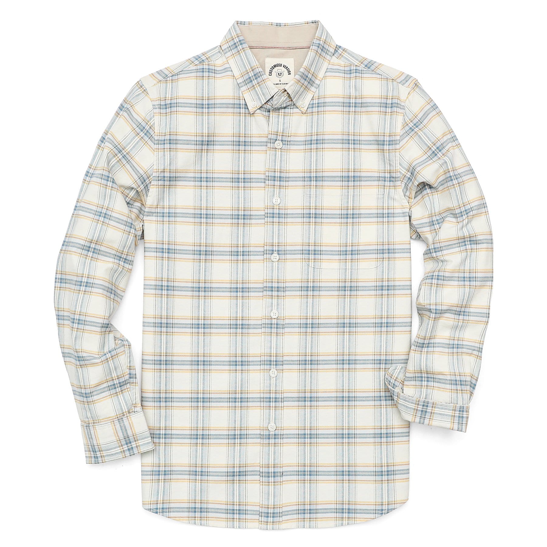 Men's casual long sleeve oxford shirt #1405