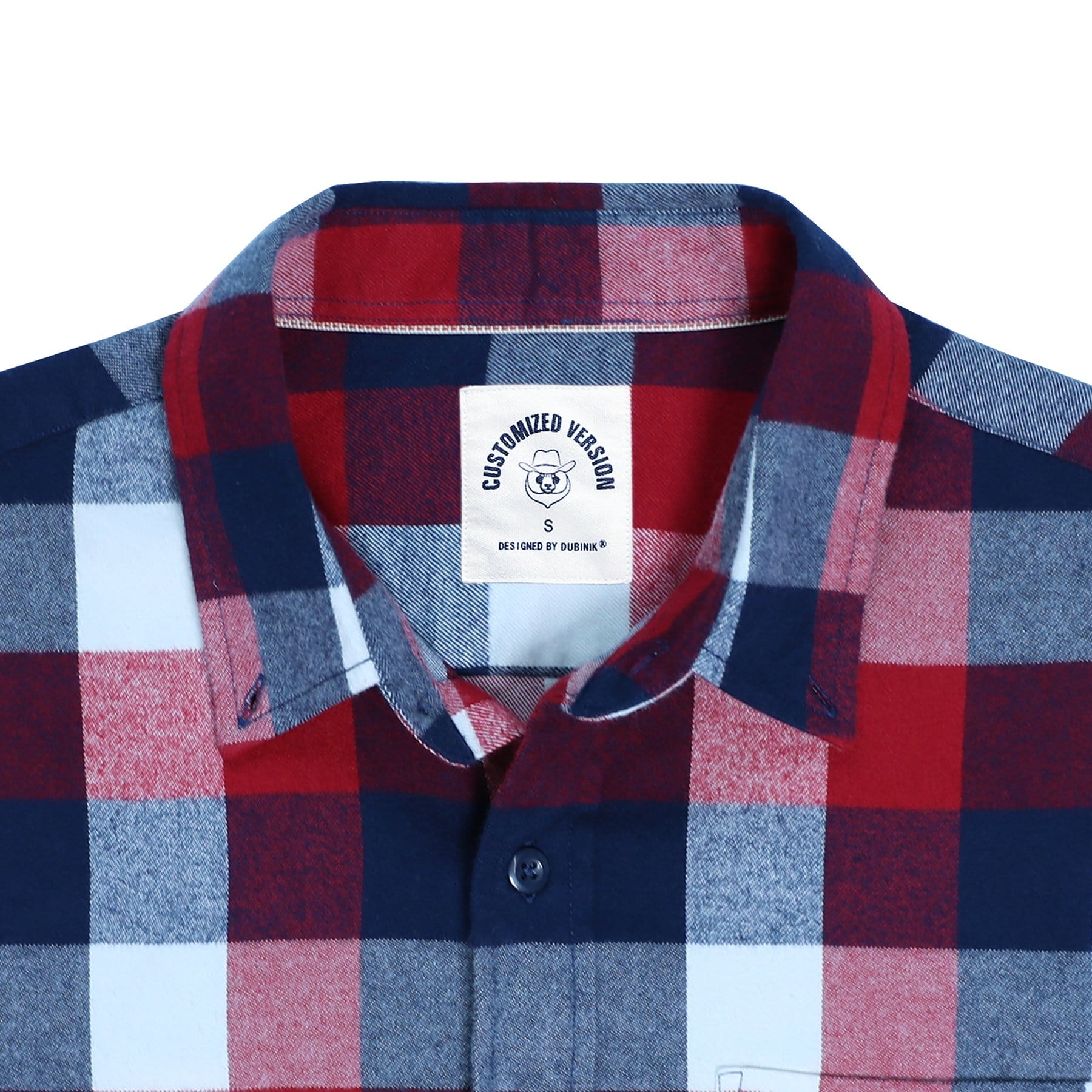 Men's Plaid Flannel Long Sleeve Shirts #0347