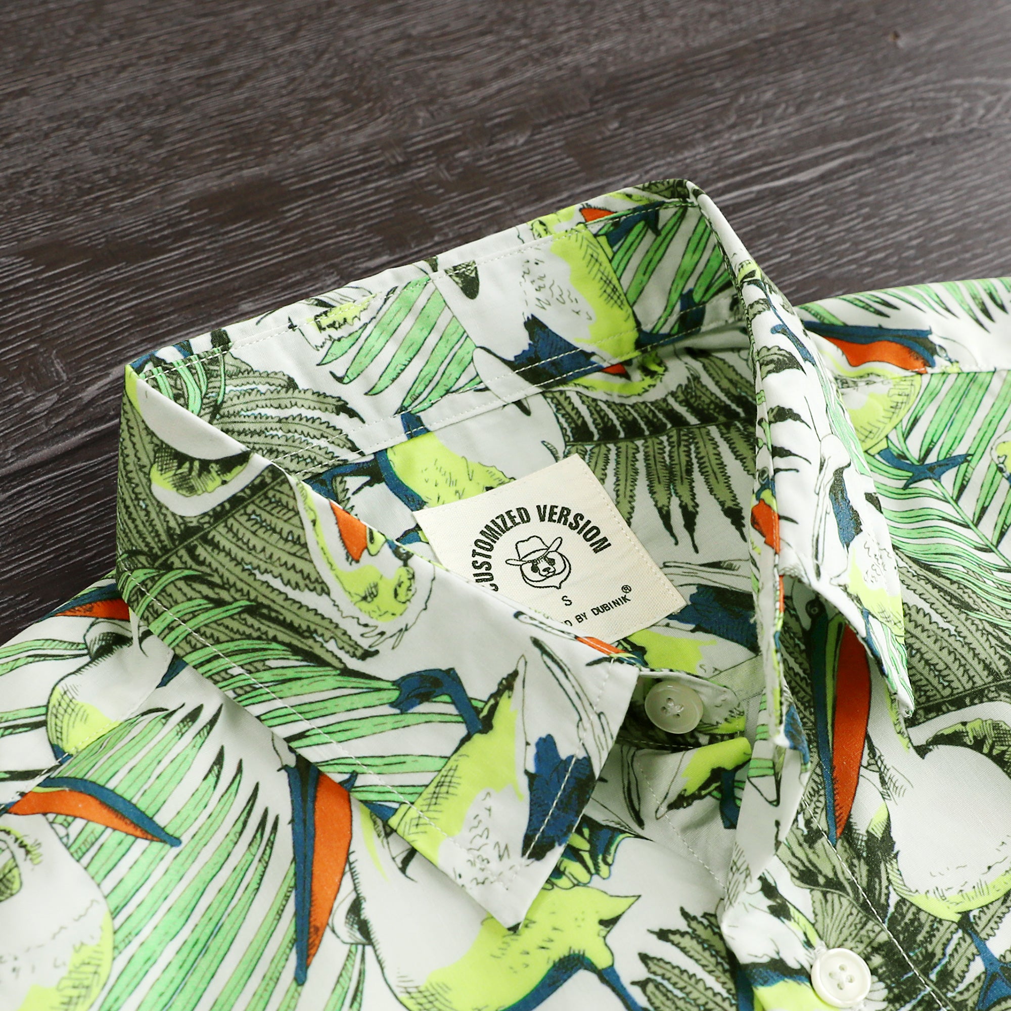 Hawaiian Shirt for Men Aloha Tropical Short Sleeve Button Down Print Beach Shirts #2611