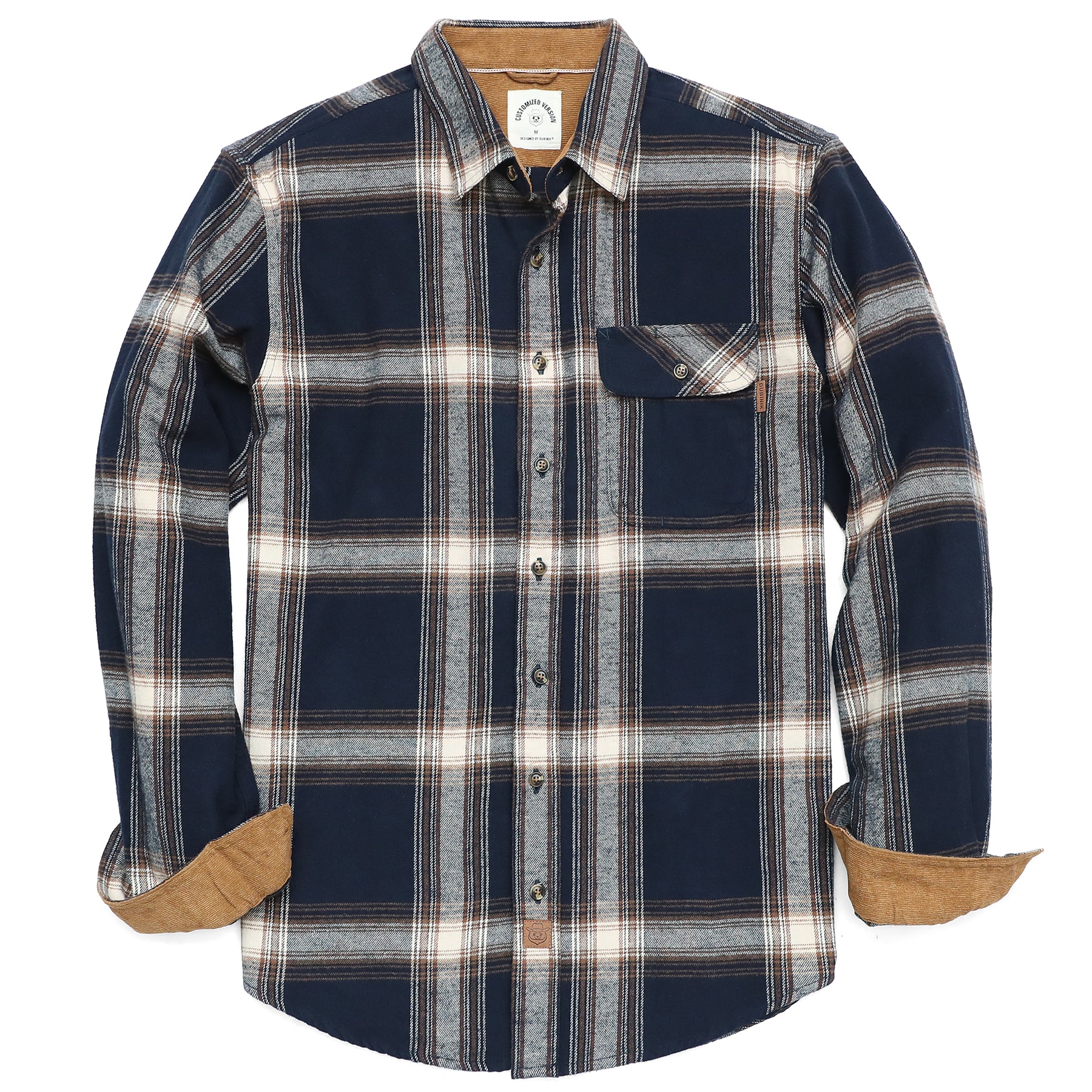 Mens Flannel Shirts Long Sleeve Casual #1002